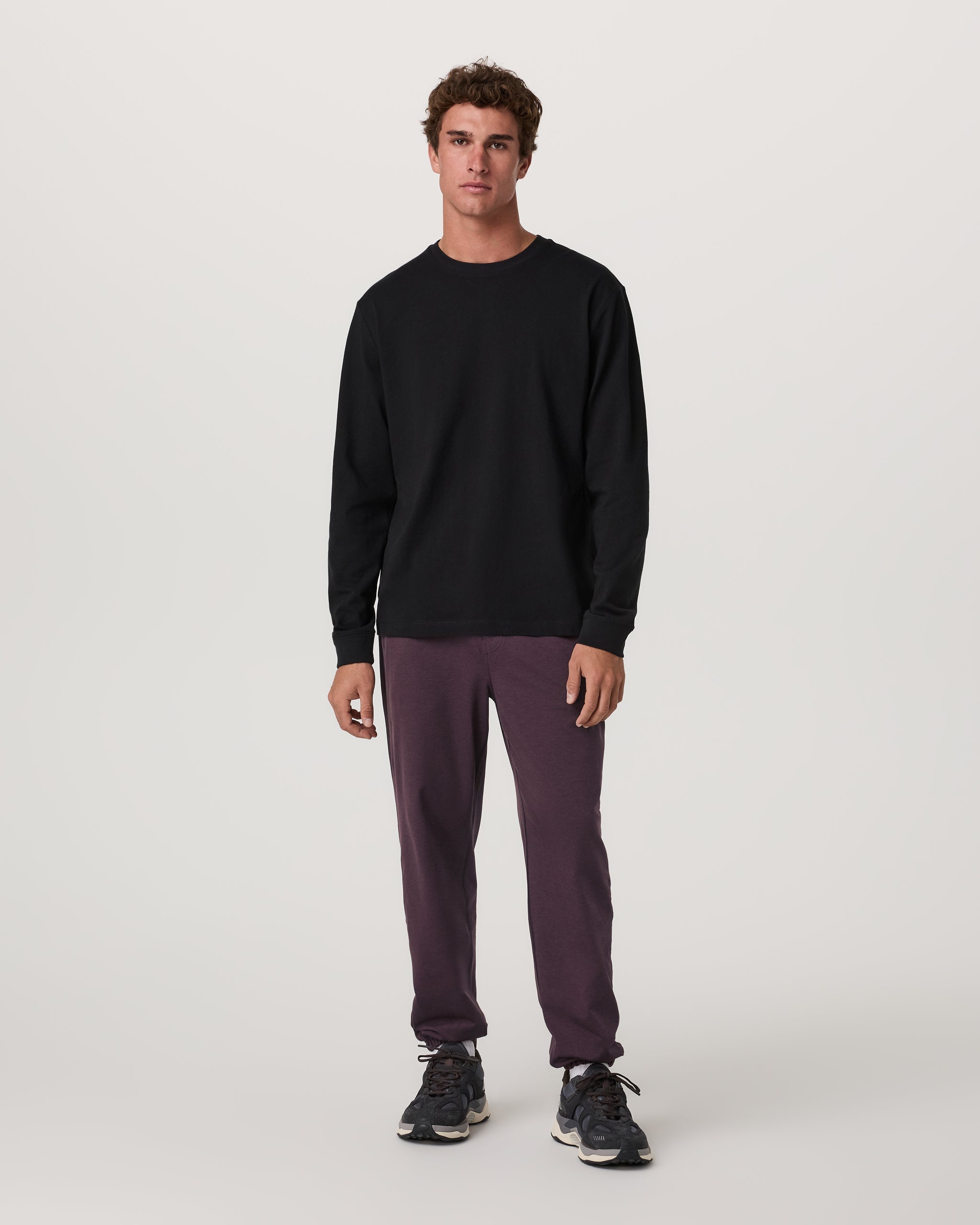 Coronado Sweatpant - Long | Raisin Heather