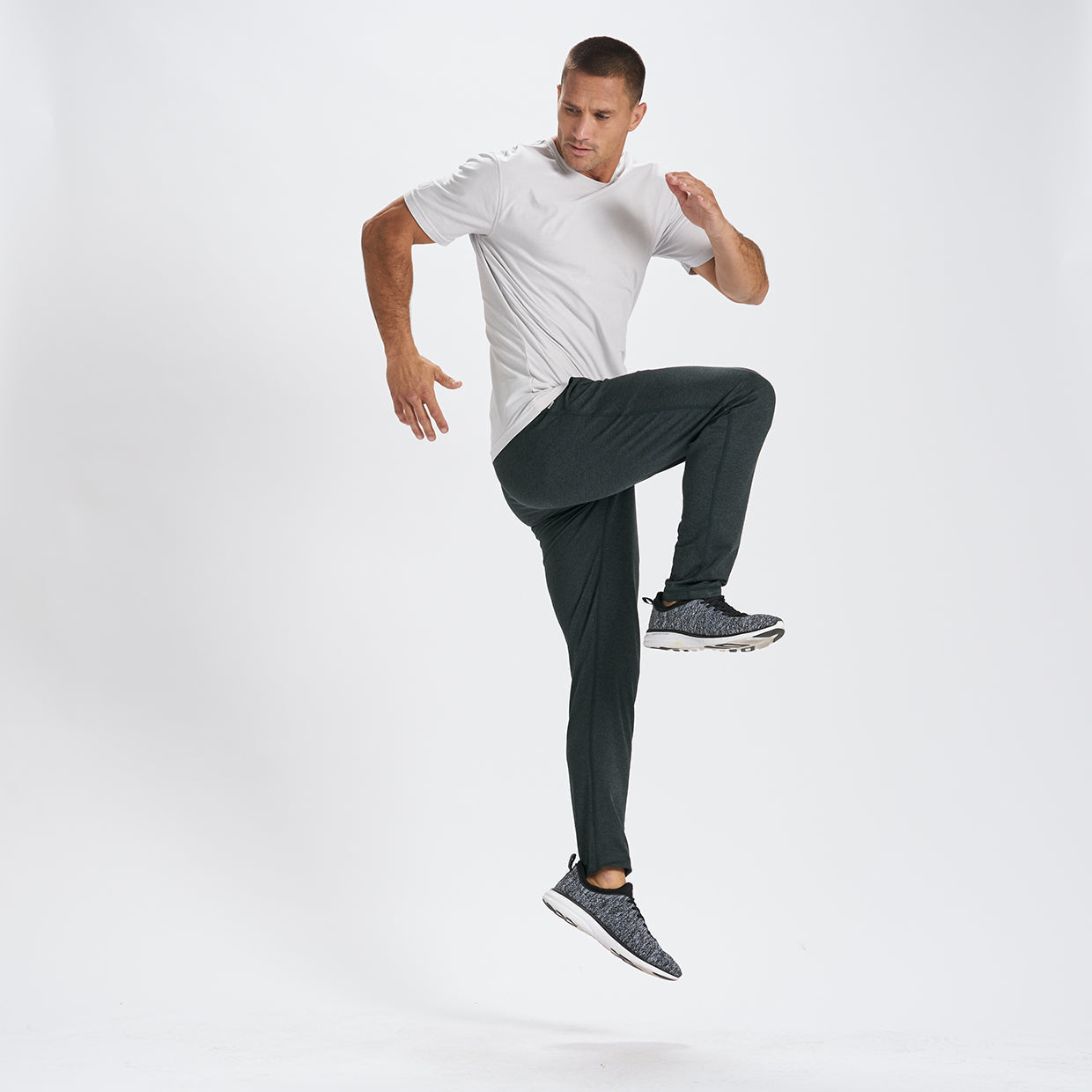 Ponto Performance Pant 30" | Blackened Green Heather