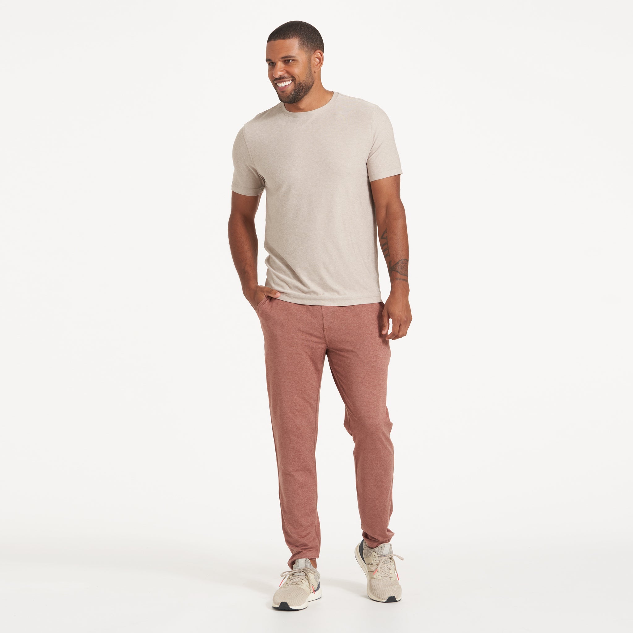 Ponto Performance Pant 30" | Terracotta Heather
