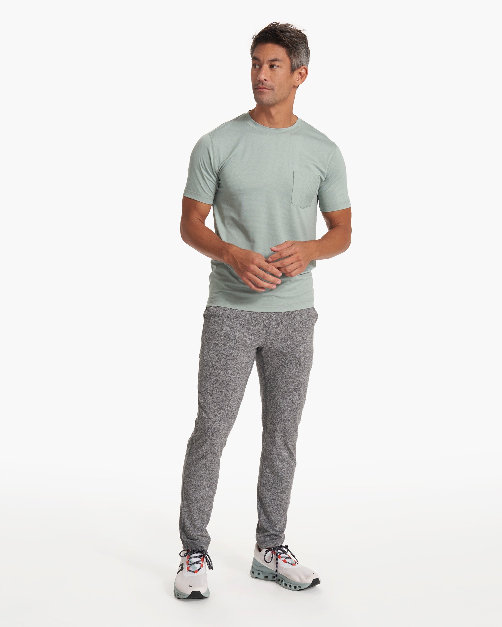 Ponto Performance Pant 30" | Heather Grey