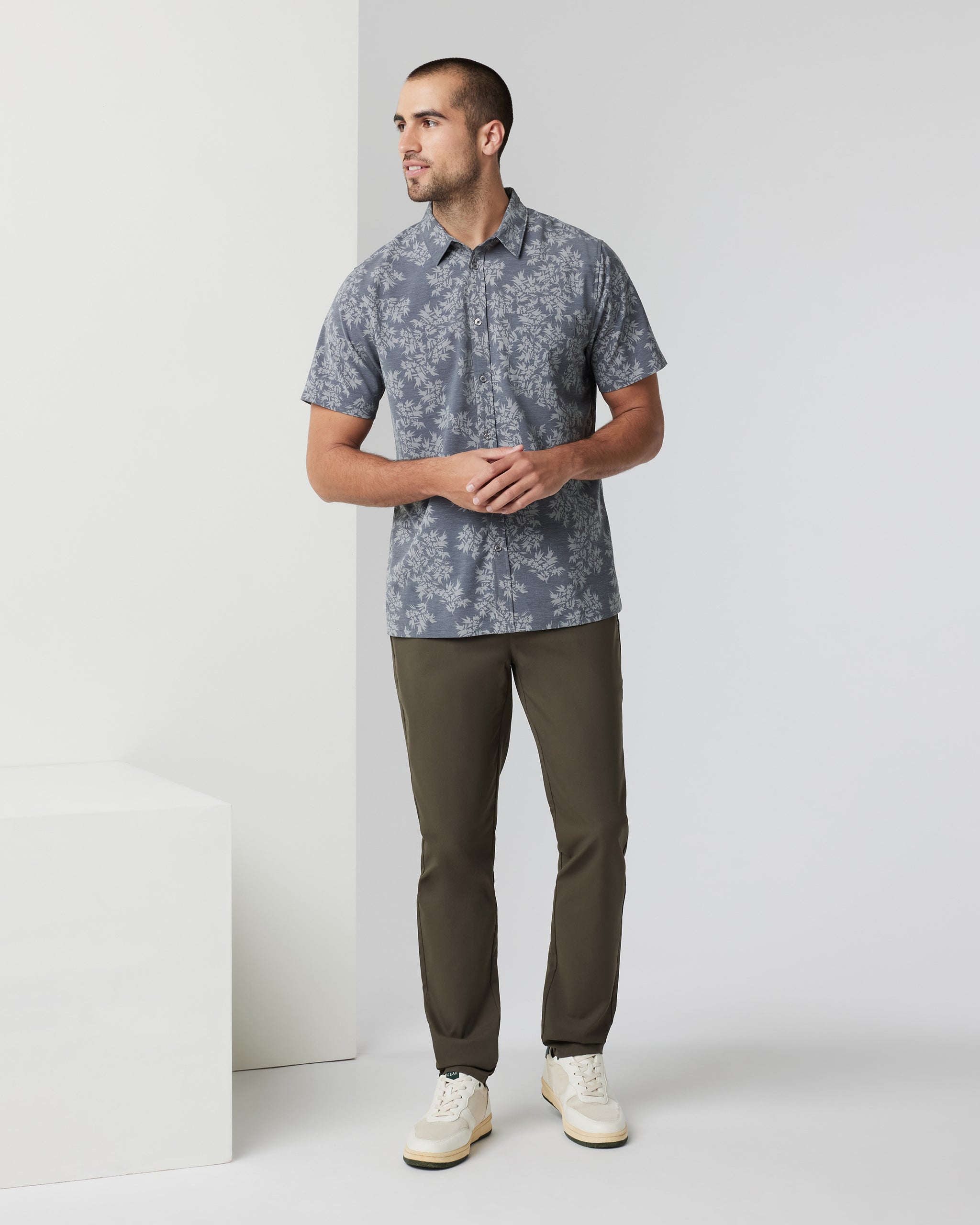 Cascade Tech Chino Pant Athletic Slim Fit 32" | Dark Oregano