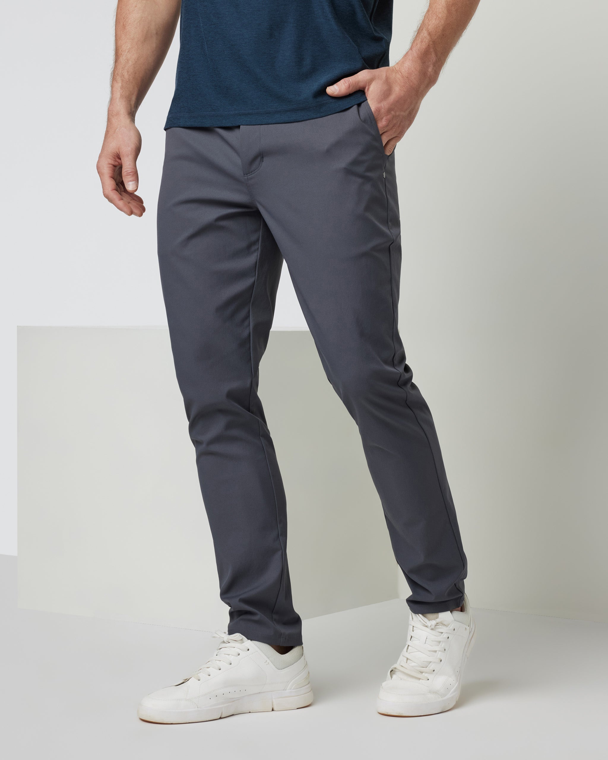 Cascade Tech Chino Pant Athletic Slim Fit 30" | Charcoal