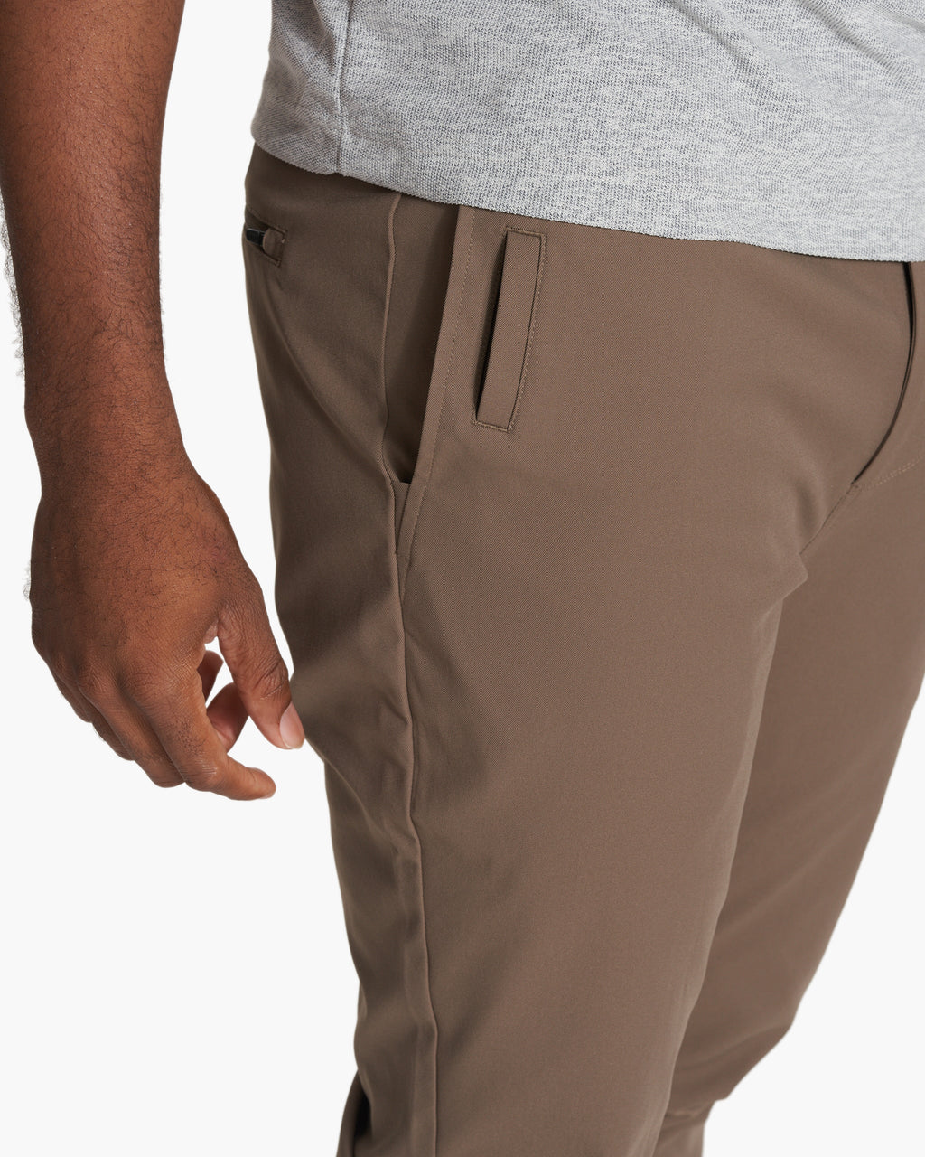 Cascade Tech Chino Pant Athletic Slim Fit 30" | Greige
