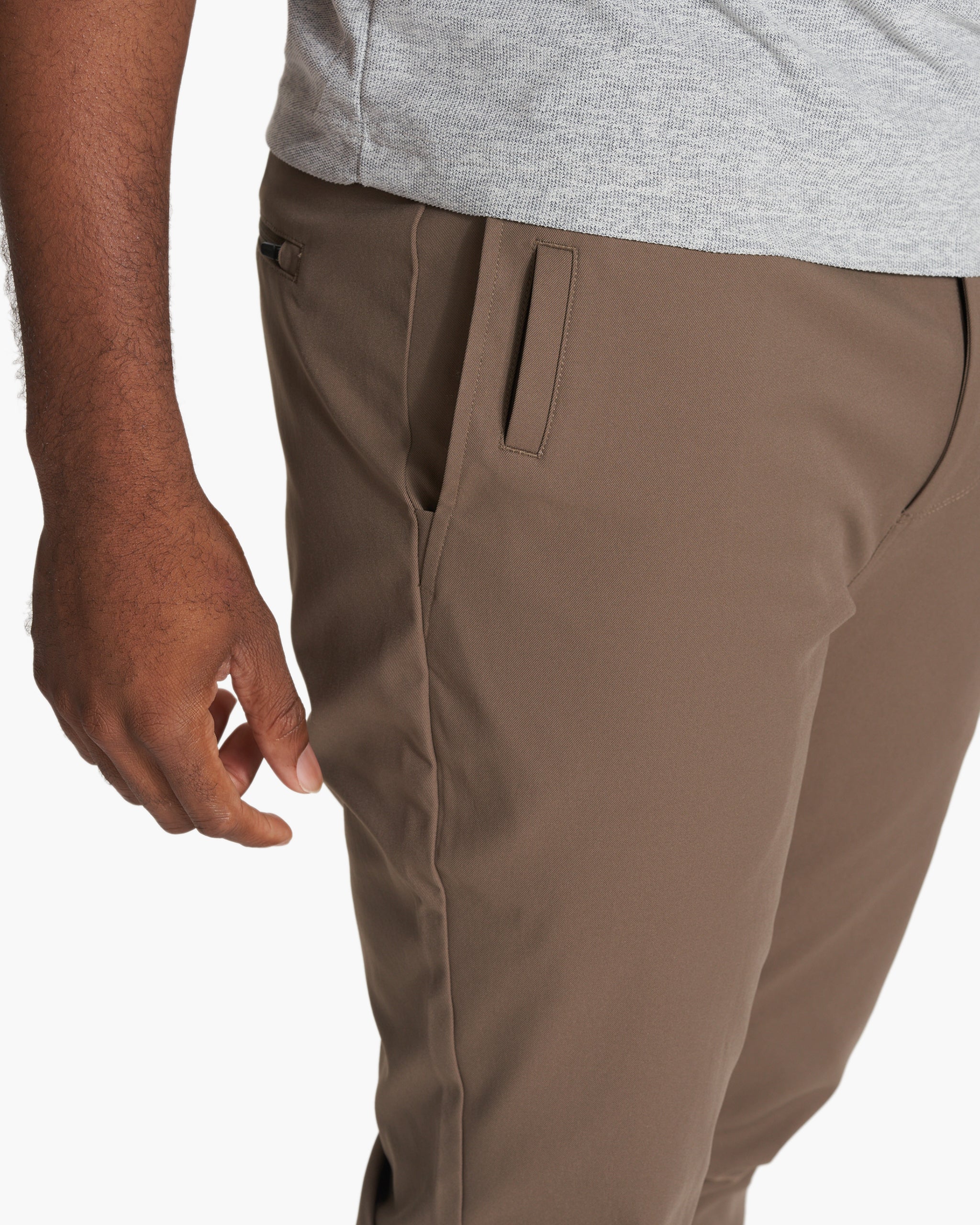 Cascade Tech Chino Pant Athletic Slim Fit 30" | Greige