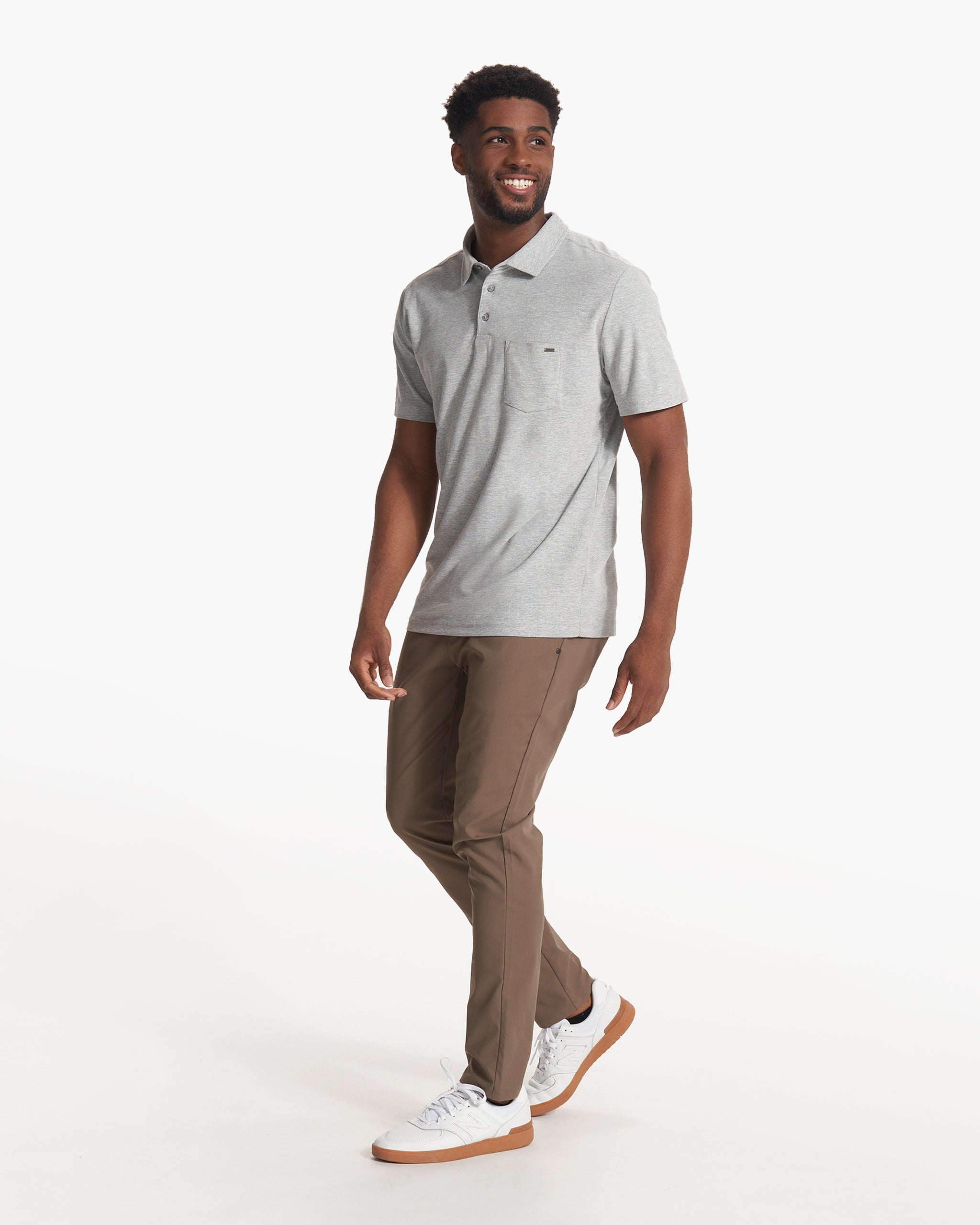Cascade Tech Chino Pant Athletic Slim Fit 30" | Greige