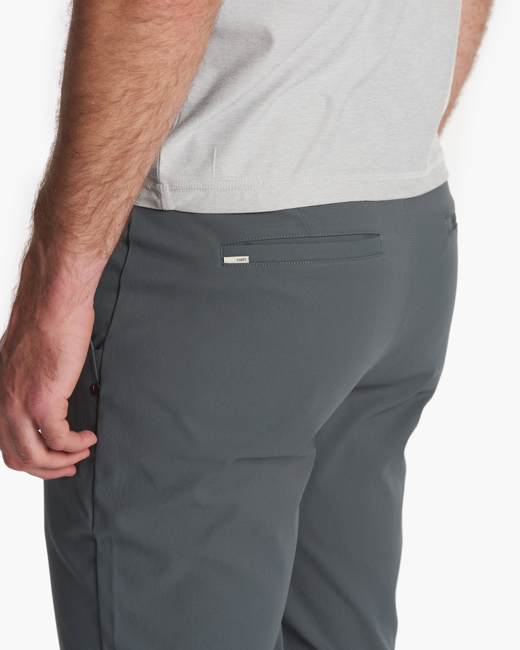 Cascade Tech Chino Pant Athletic Slim Fit 30" | Smoked Beryl