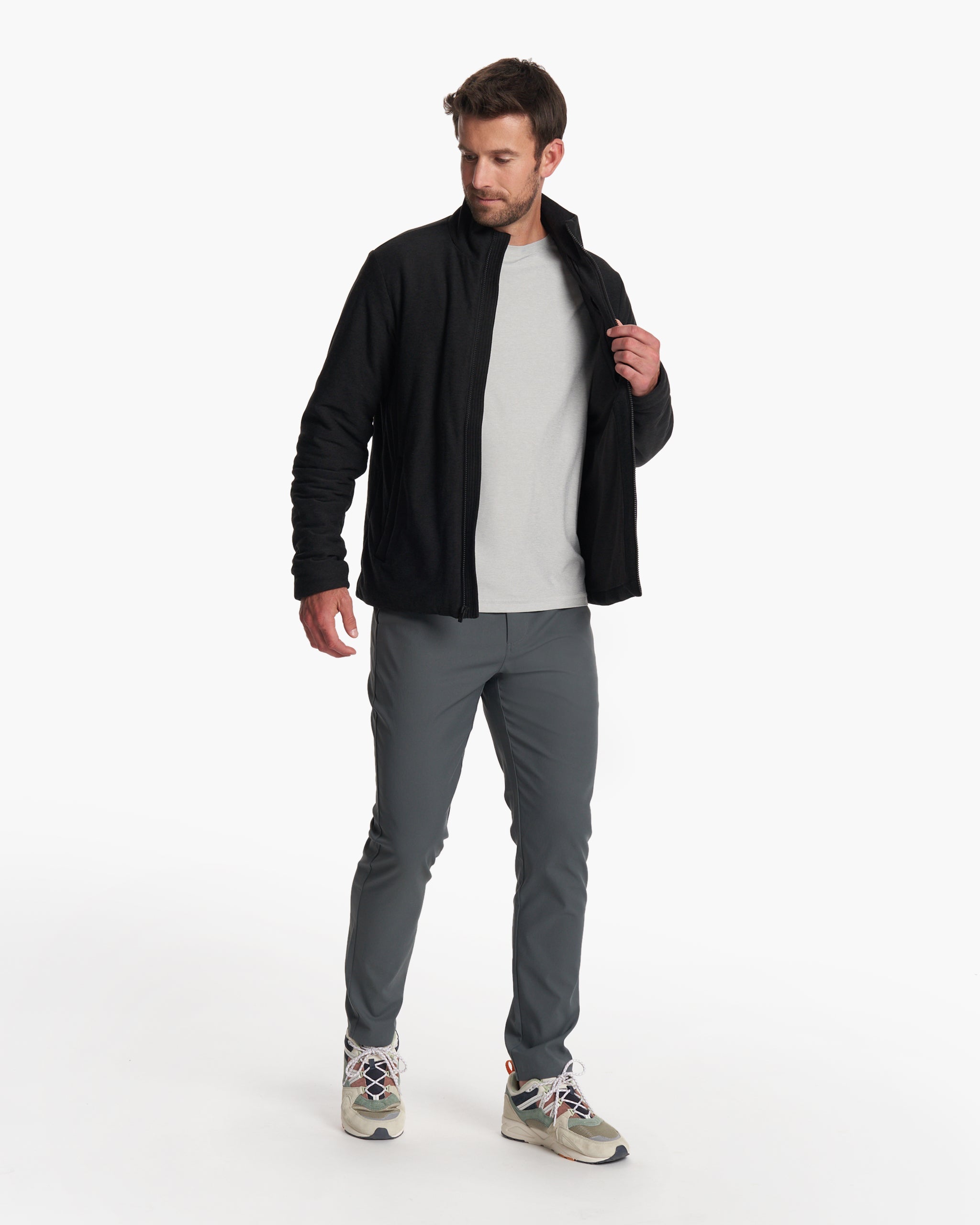 Cascade Tech Chino Pant Athletic Slim Fit 30" | Smoked Beryl
