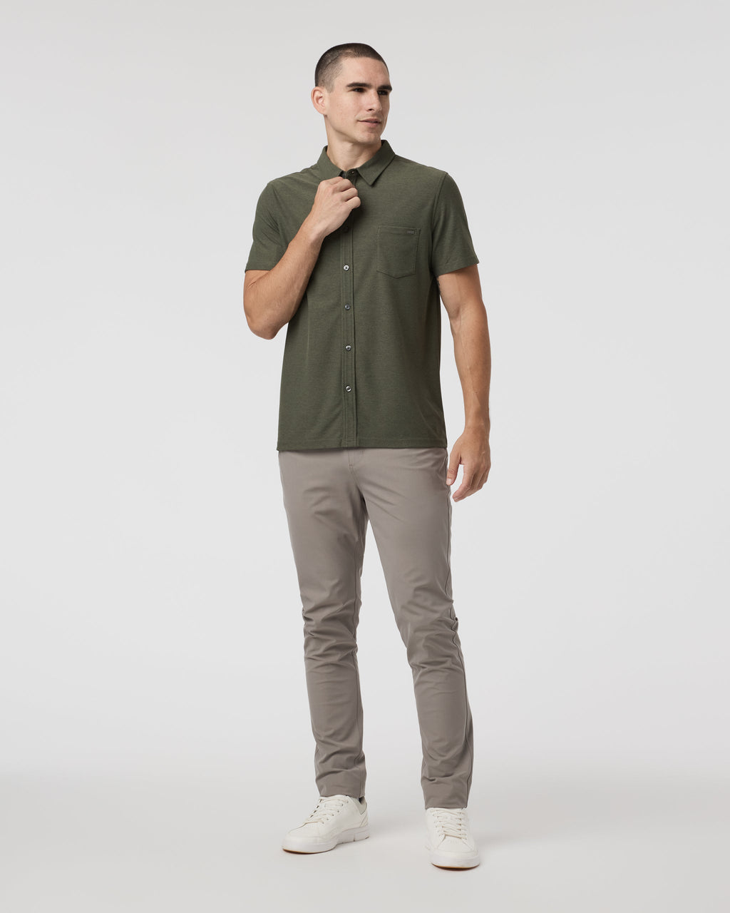 Meta Pant Athletic Slim Fit 34" | Mocha