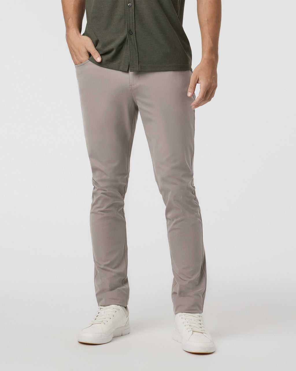 Meta Pant Athletic Slim Fit 30" | Mocha