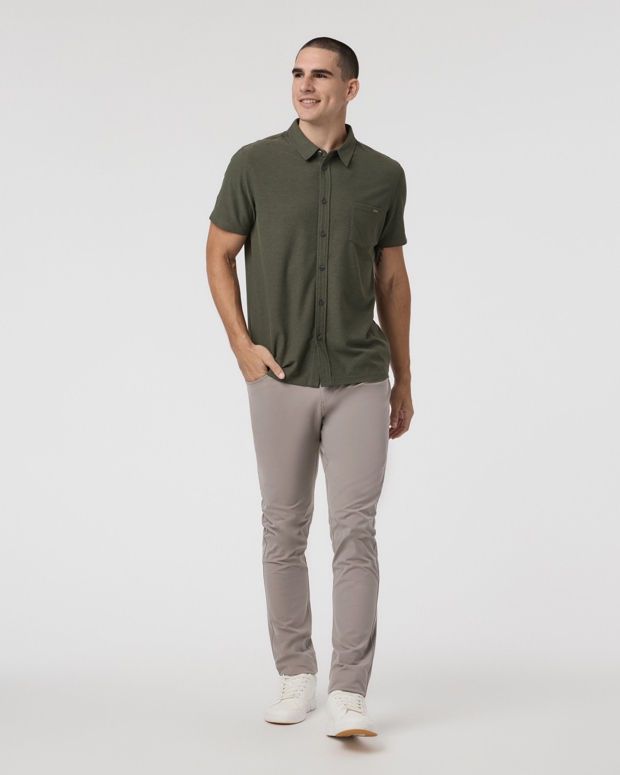 Meta Pant Athletic Slim Fit 30" | Mocha