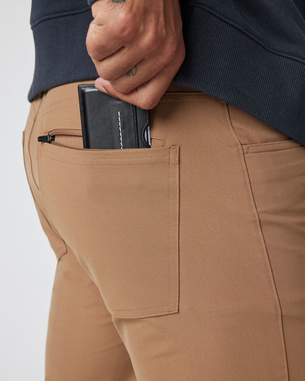 Meta Pant Athletic Slim Fit 30" | Camel