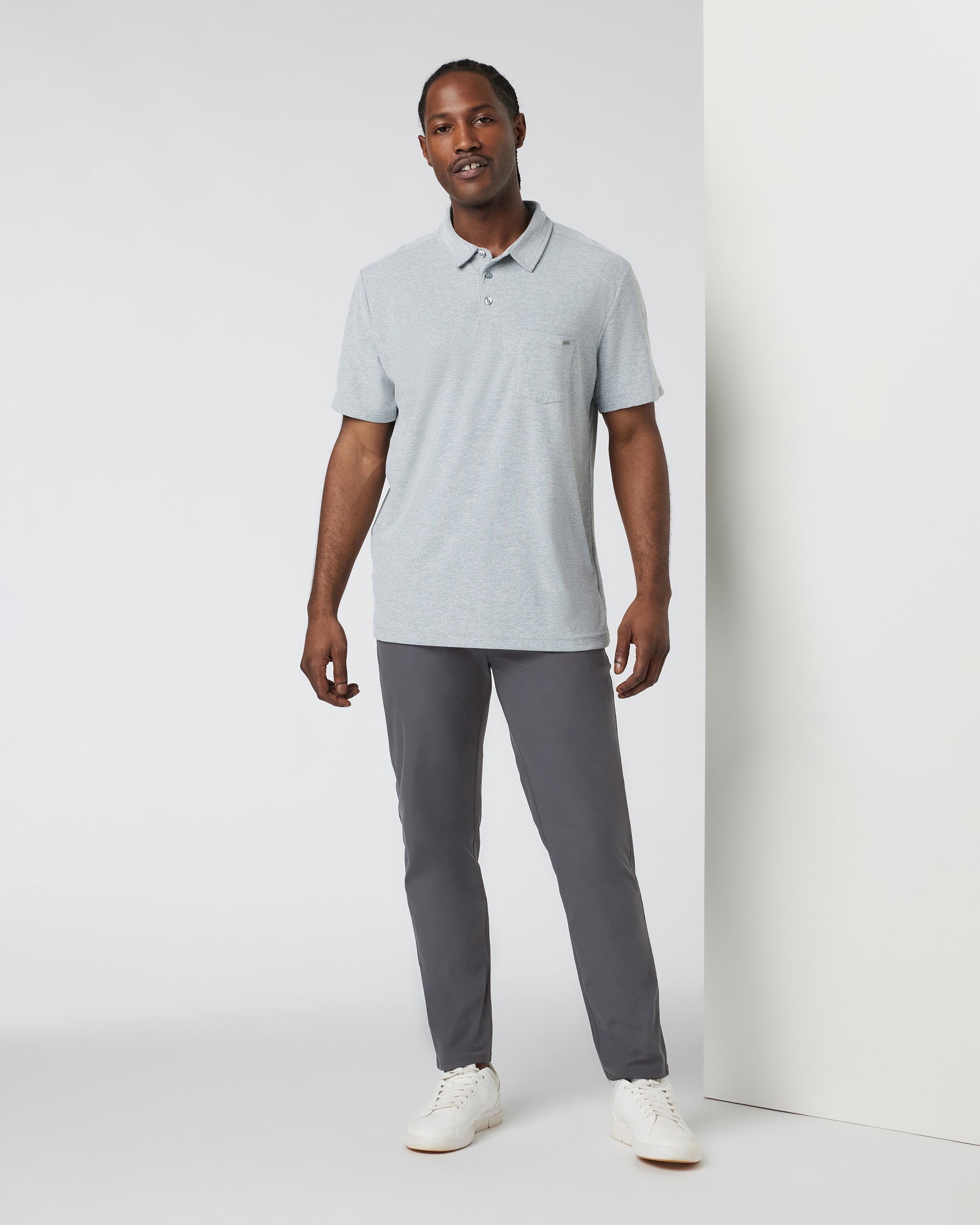 Meta Pant Athletic Slim Fit 32" | Charcoal