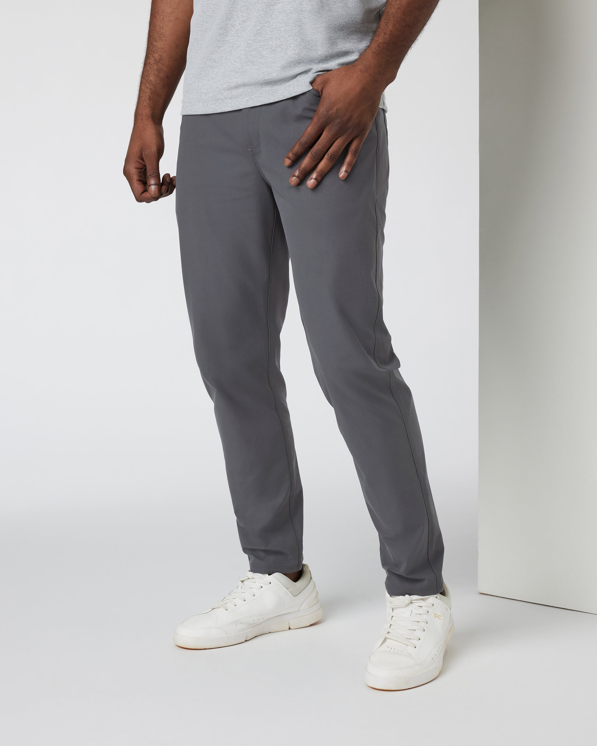 Meta Pant Athletic Slim Fit 34” | Charcoal