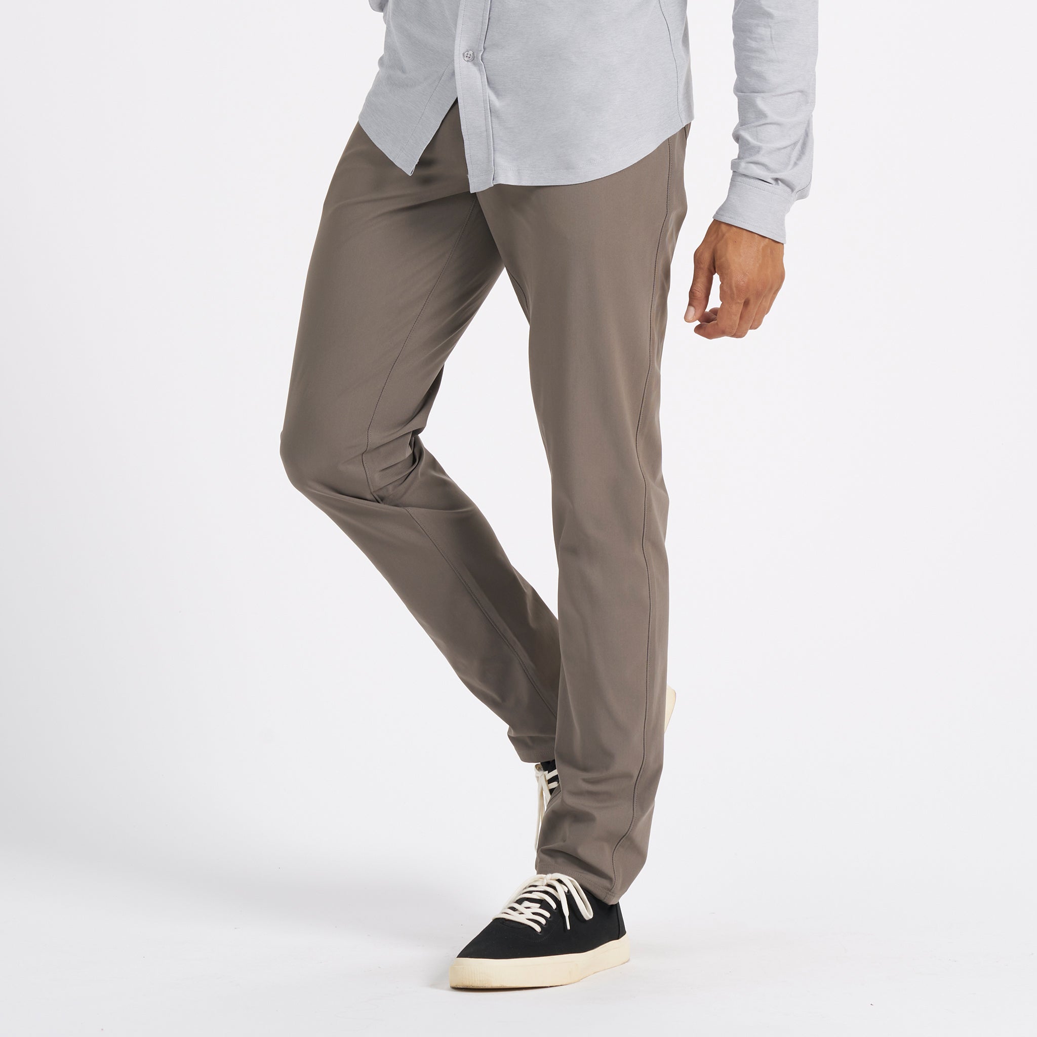 Meta Pant Athletic Slim Fit 34 | Cocoa