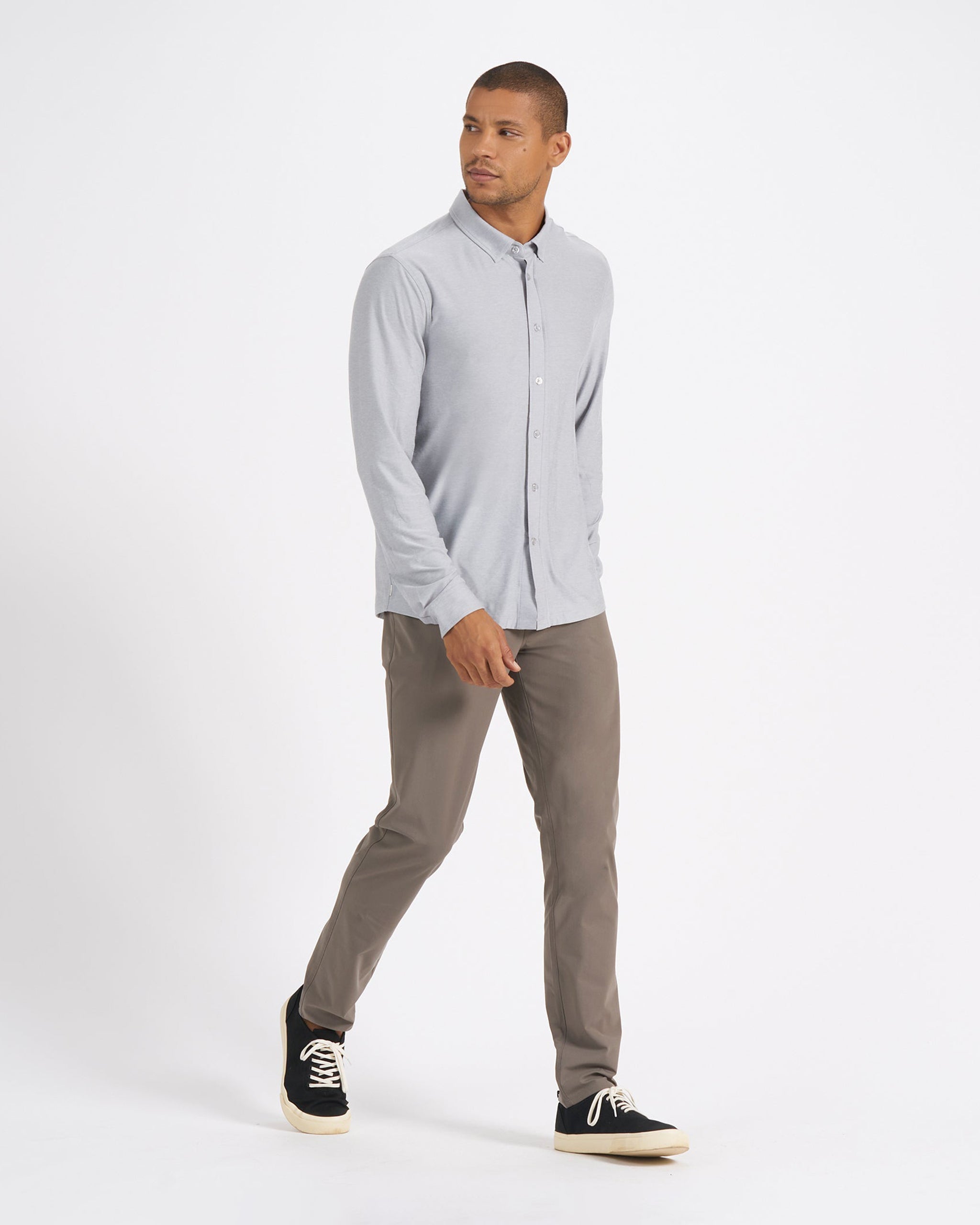 Meta Pant Athletic Slim Fit 32" | Cocoa