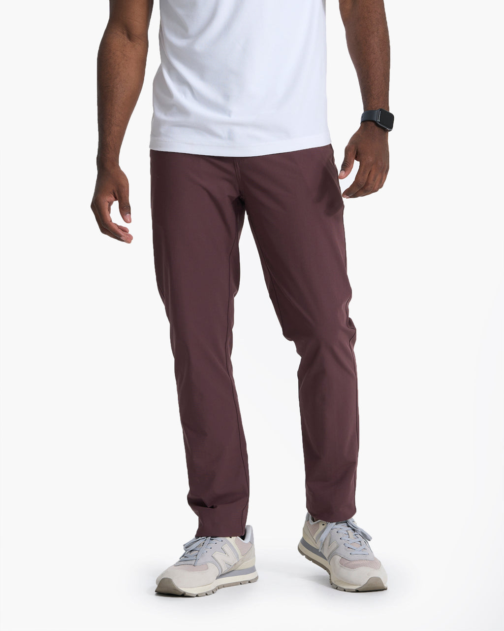 Meta Pant Athletic Slim Fit 32" | Chestnut