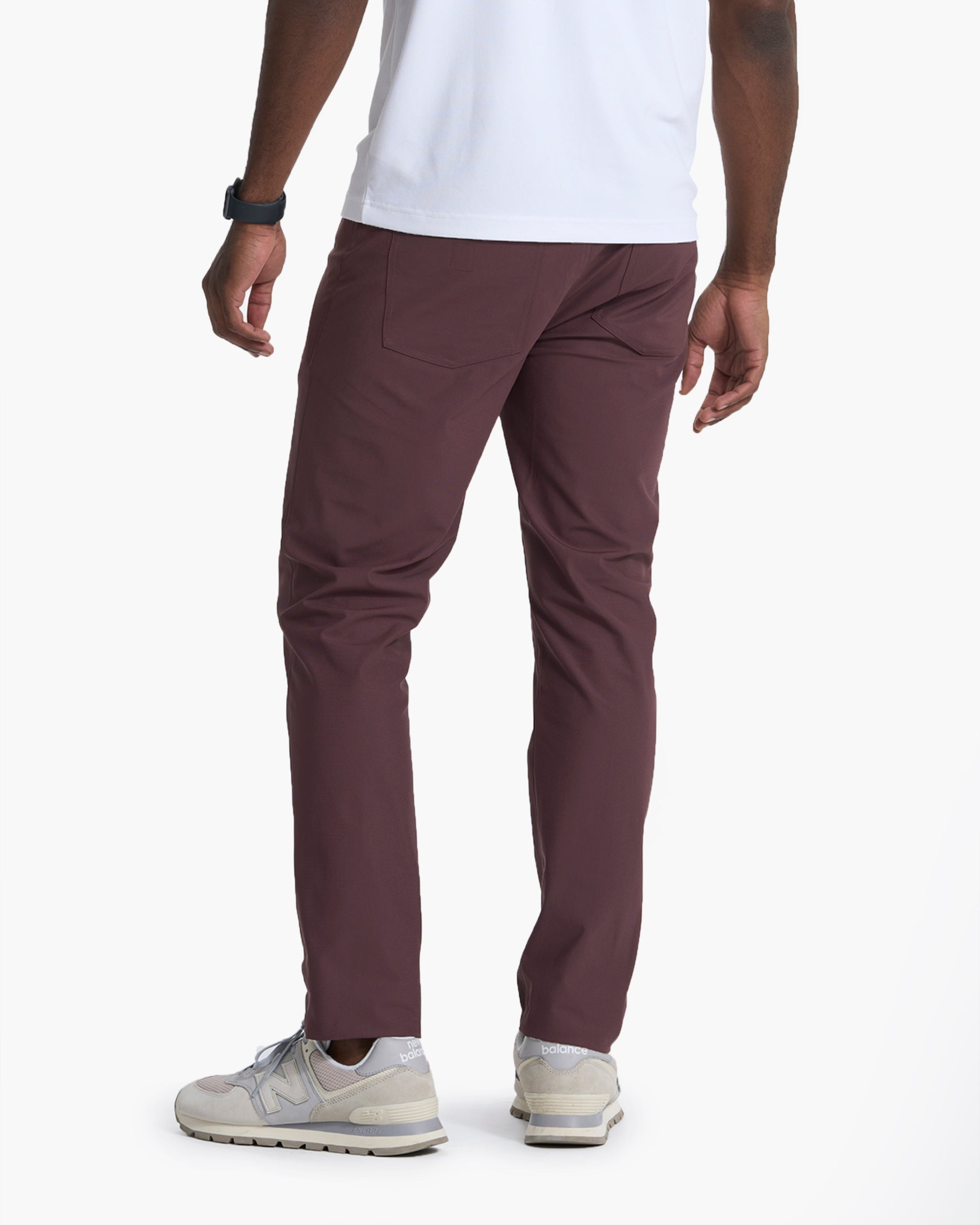 Meta Pant Athletic Slim Fit 32" | Chestnut