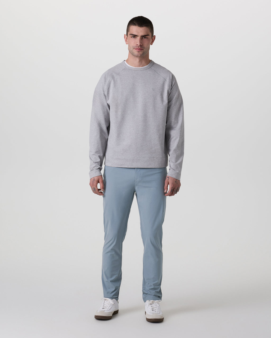 Meta Pant Athletic Slim Fit 32" | Dusty Blue