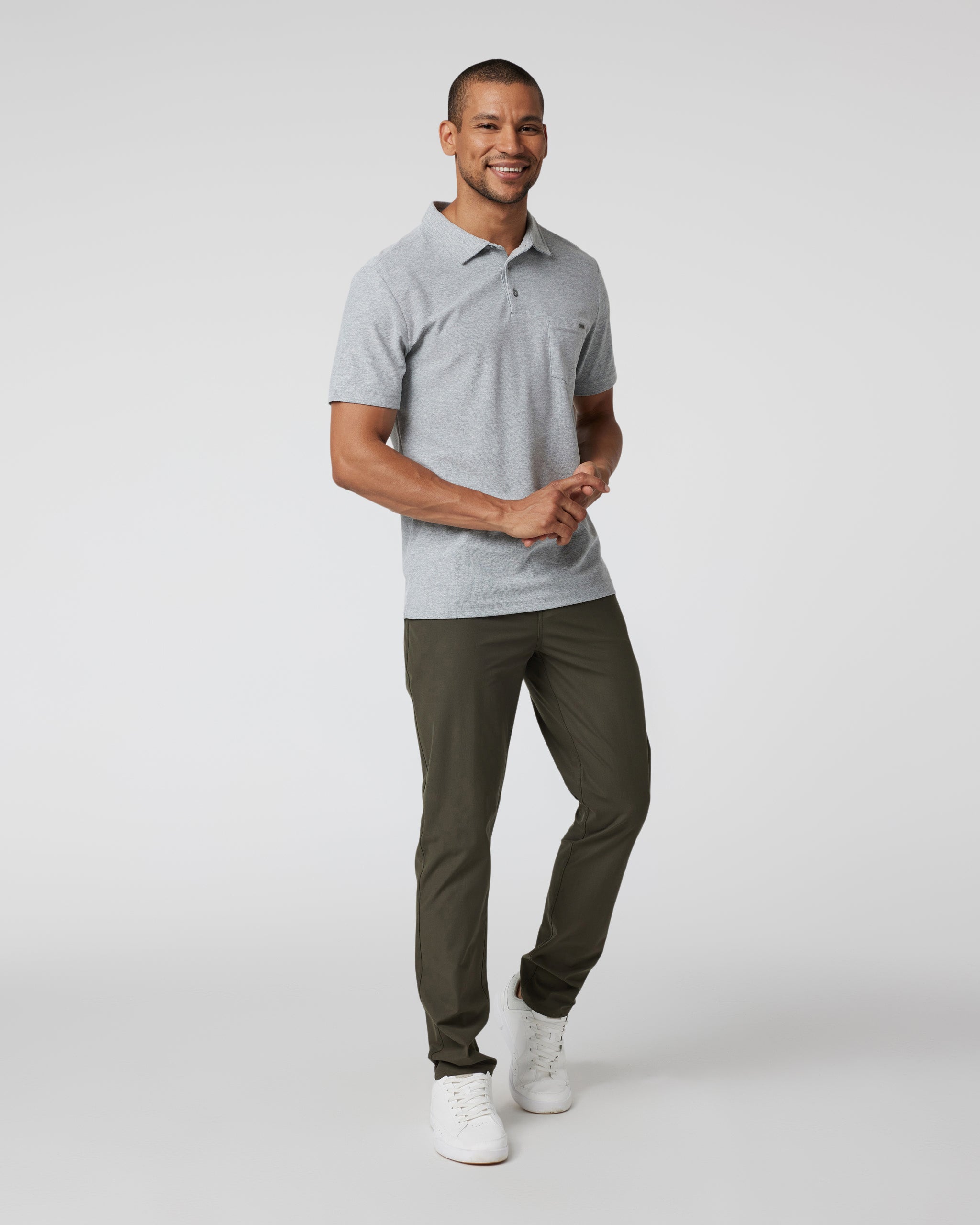 Meta Pant Athletic Slim Fit 34” | Dark Oregano