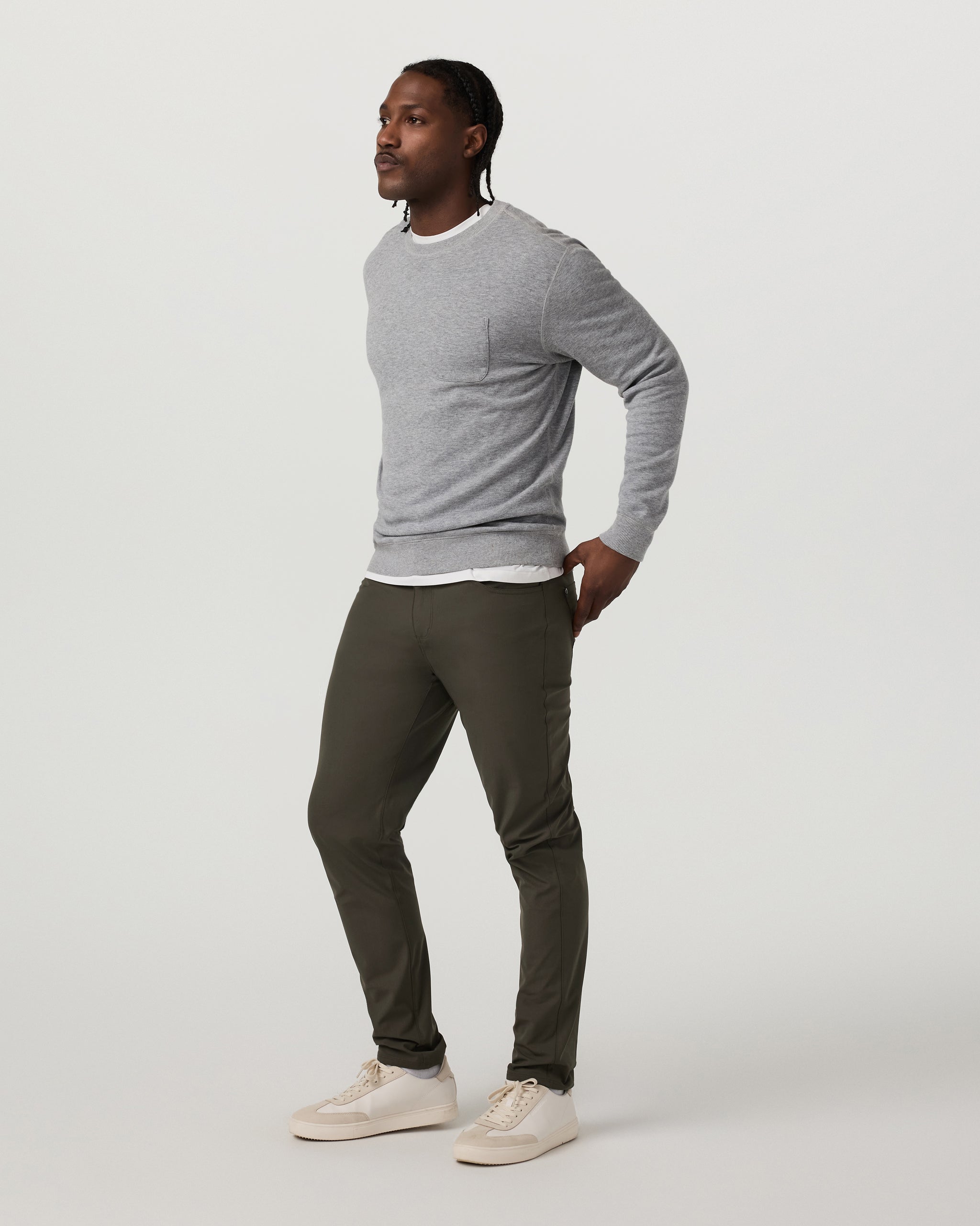 Meta Pant Athletic Slim Fit 32” | Dark Oregano