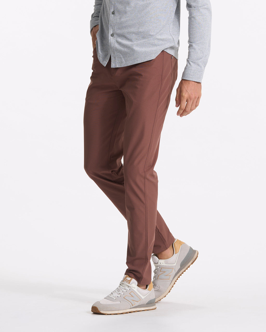 Meta Pant Athletic Slim Fit 32" | Hazelnut