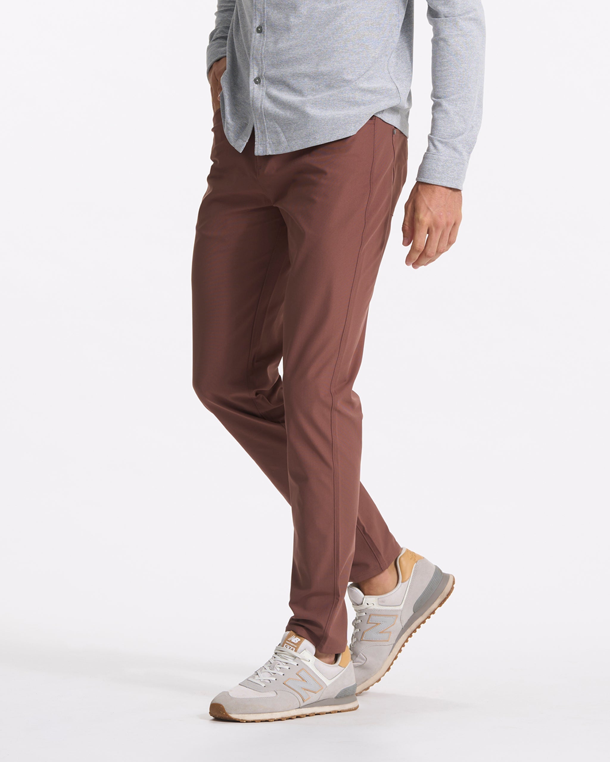 Meta Pant Athletic Slim Fit 30 | Hazelnut
