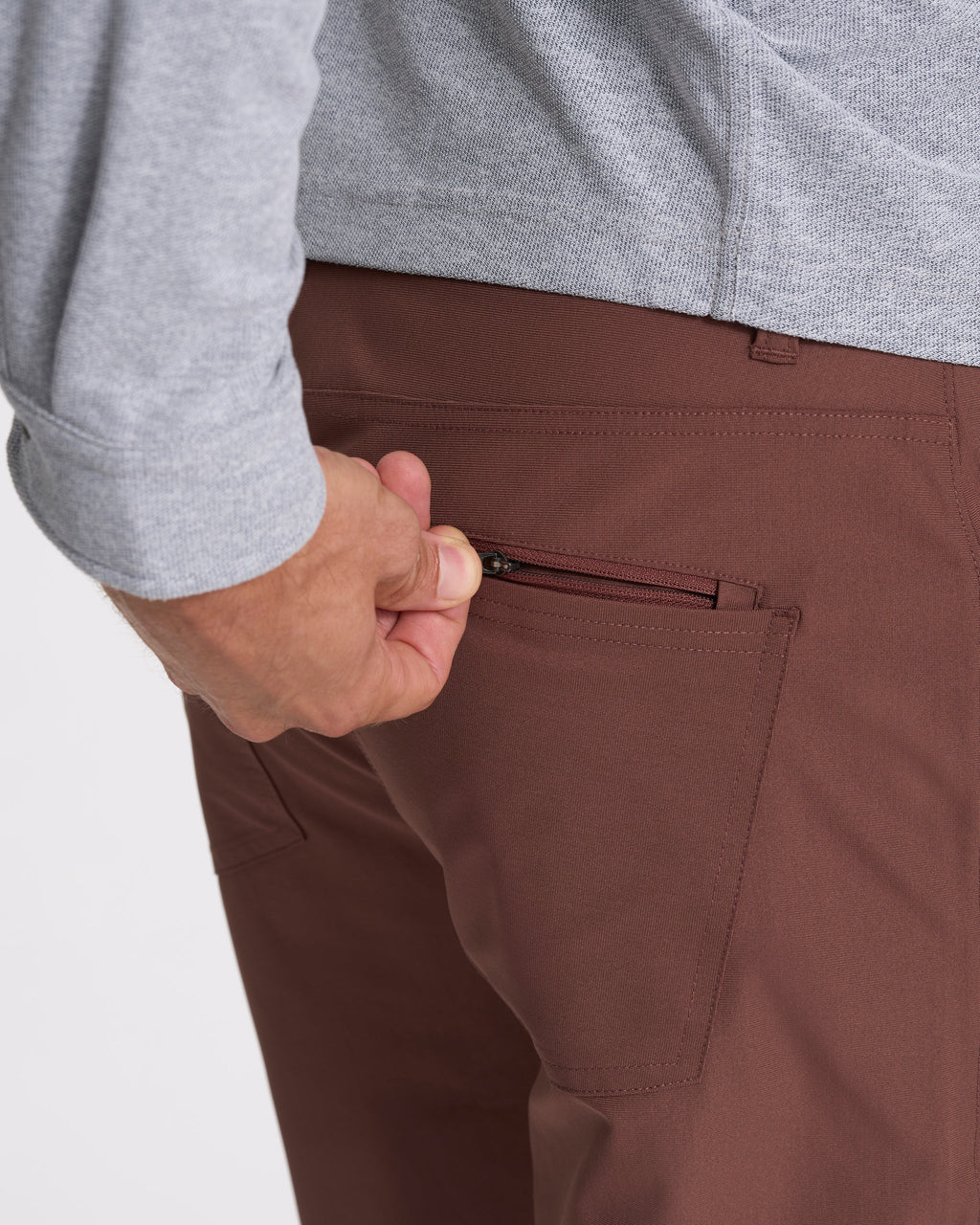 Meta Pant Athletic Slim Fit 32" | Hazelnut
