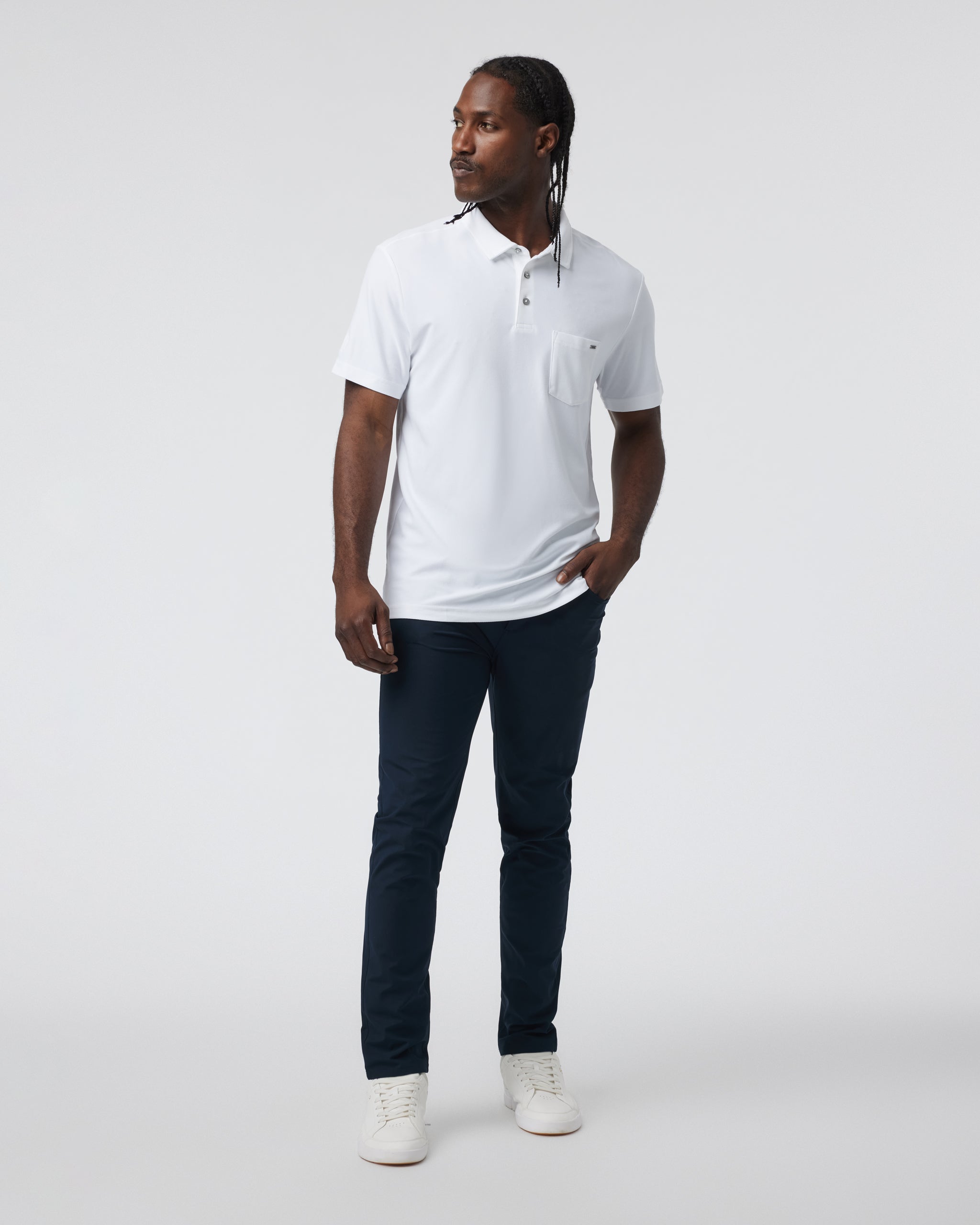 Meta Pant Athletic Slim Fit 32" | Ink