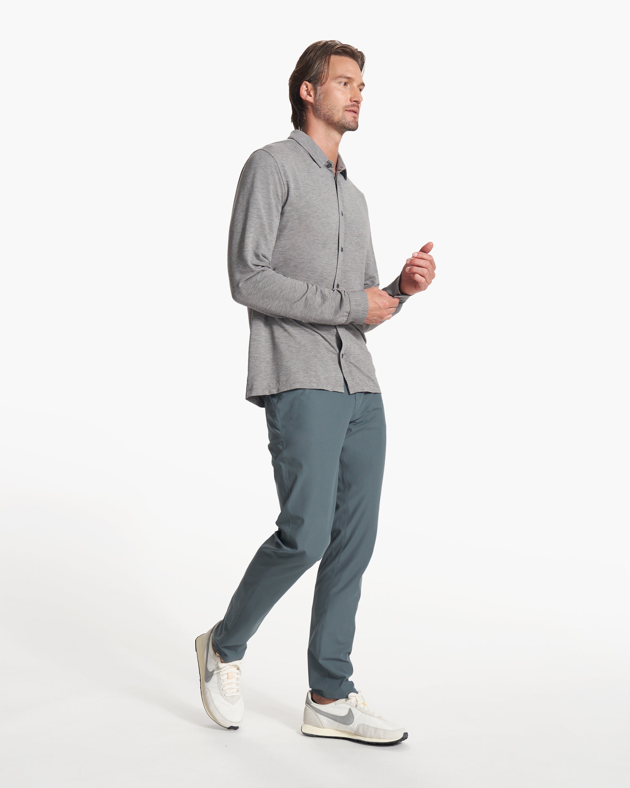 Meta Pant Athletic Slim Fit 32" | Lake