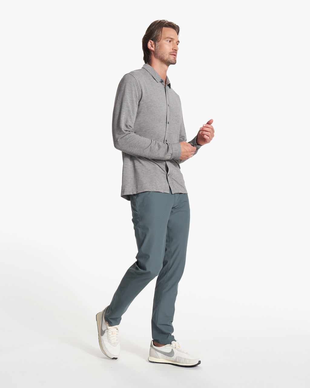 Meta Pant Athletic Slim Fit 34” | Lake