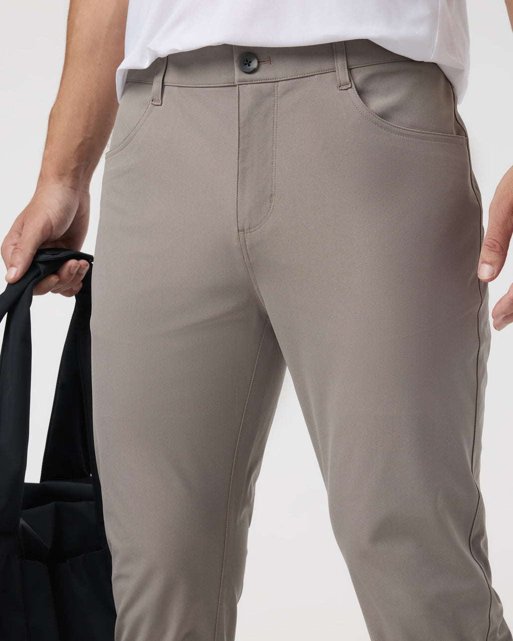 Meta Pant Athletic Slim Fit 32" | Mocha