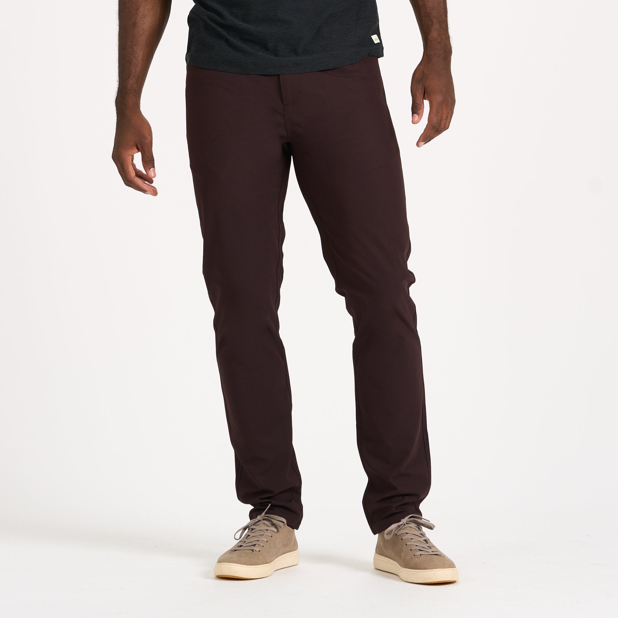 Meta Pant Athletic Slim Fit 32" | Oxblood