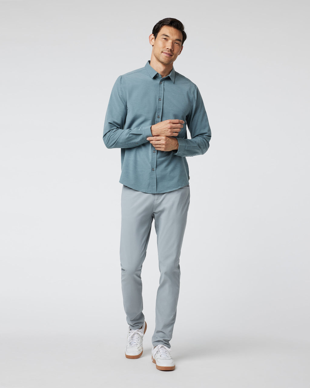 Meta Pant Athletic Slim Fit 32" | Steel