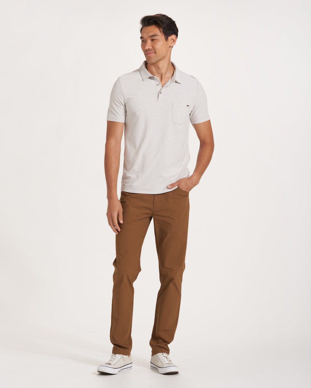 Meta Pant Athletic Slim Fit 30 | Tobacco