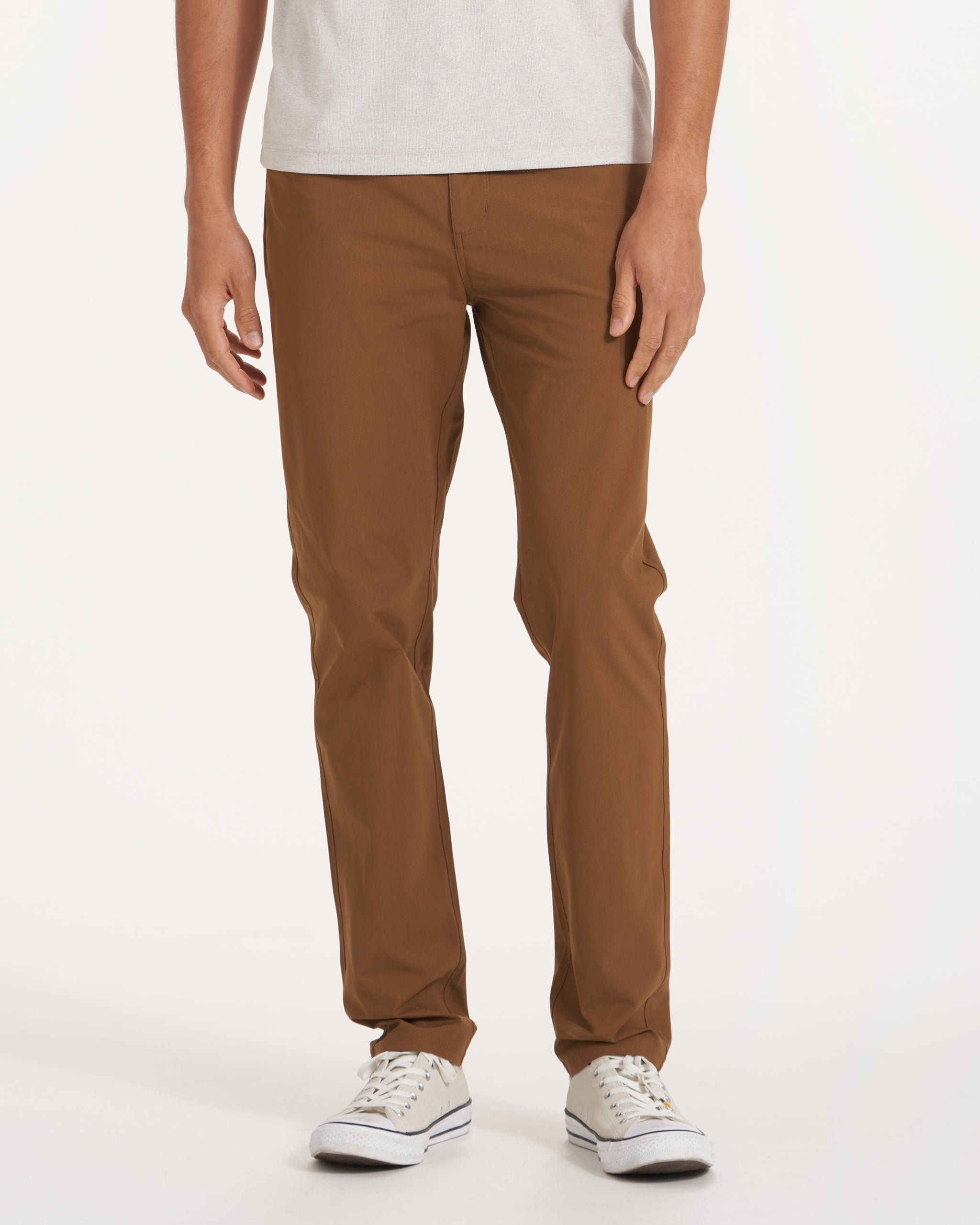 Meta Pant Athletic Slim Fit 30 | Tobacco