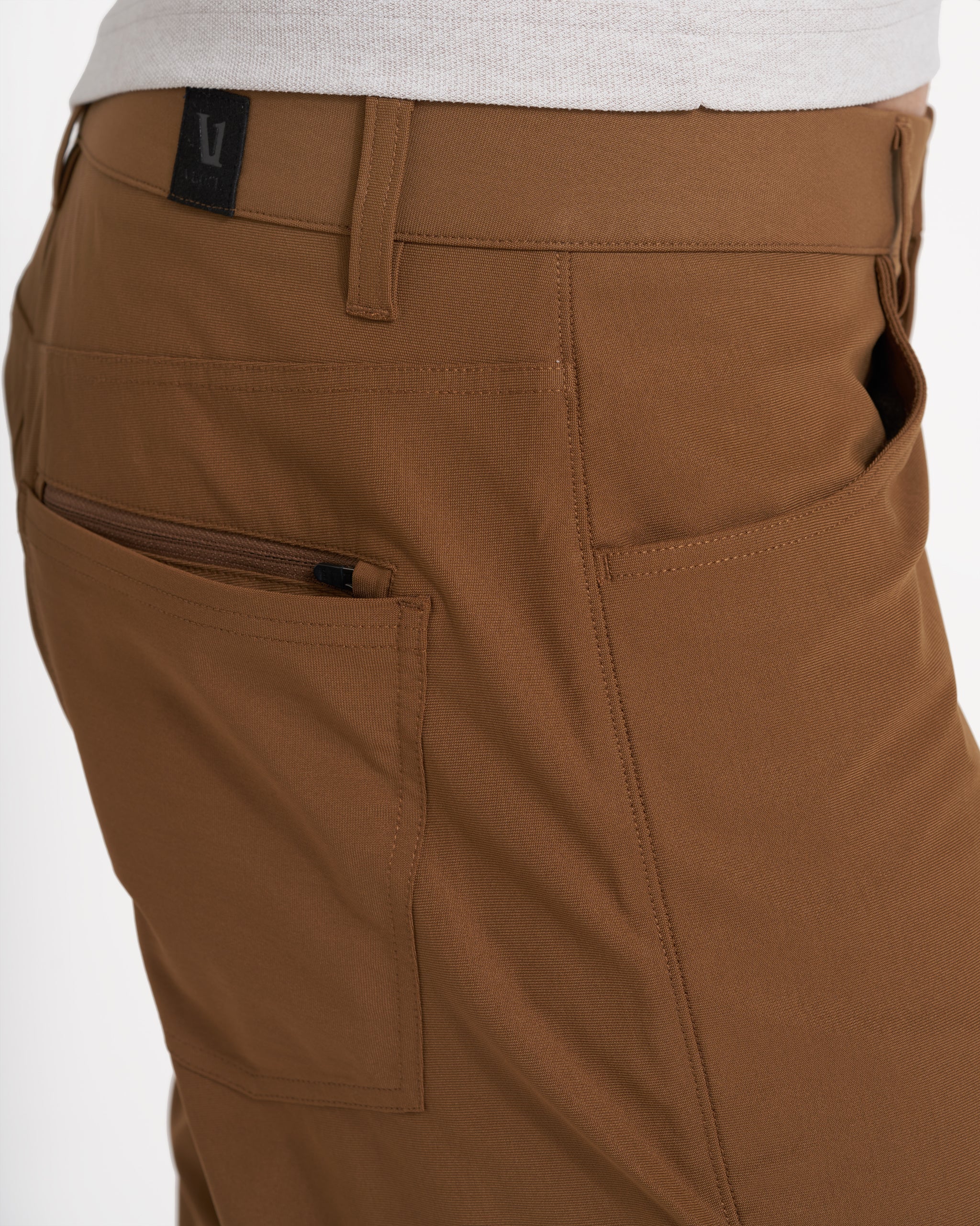 Meta Pant Athletic Slim Fit 30 | Tobacco