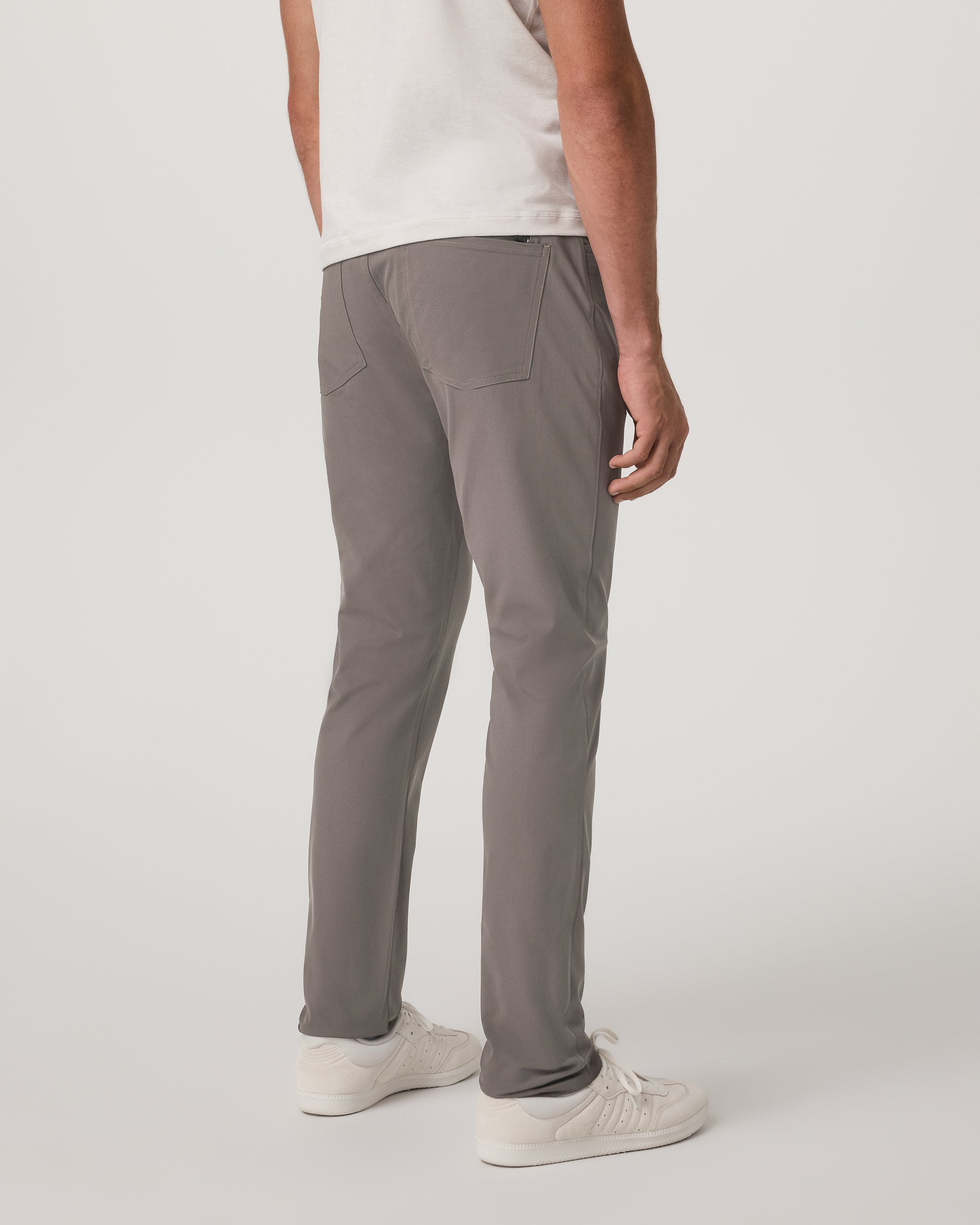Meta Pant Athletic Slim Fit 32" | Warm Grey
