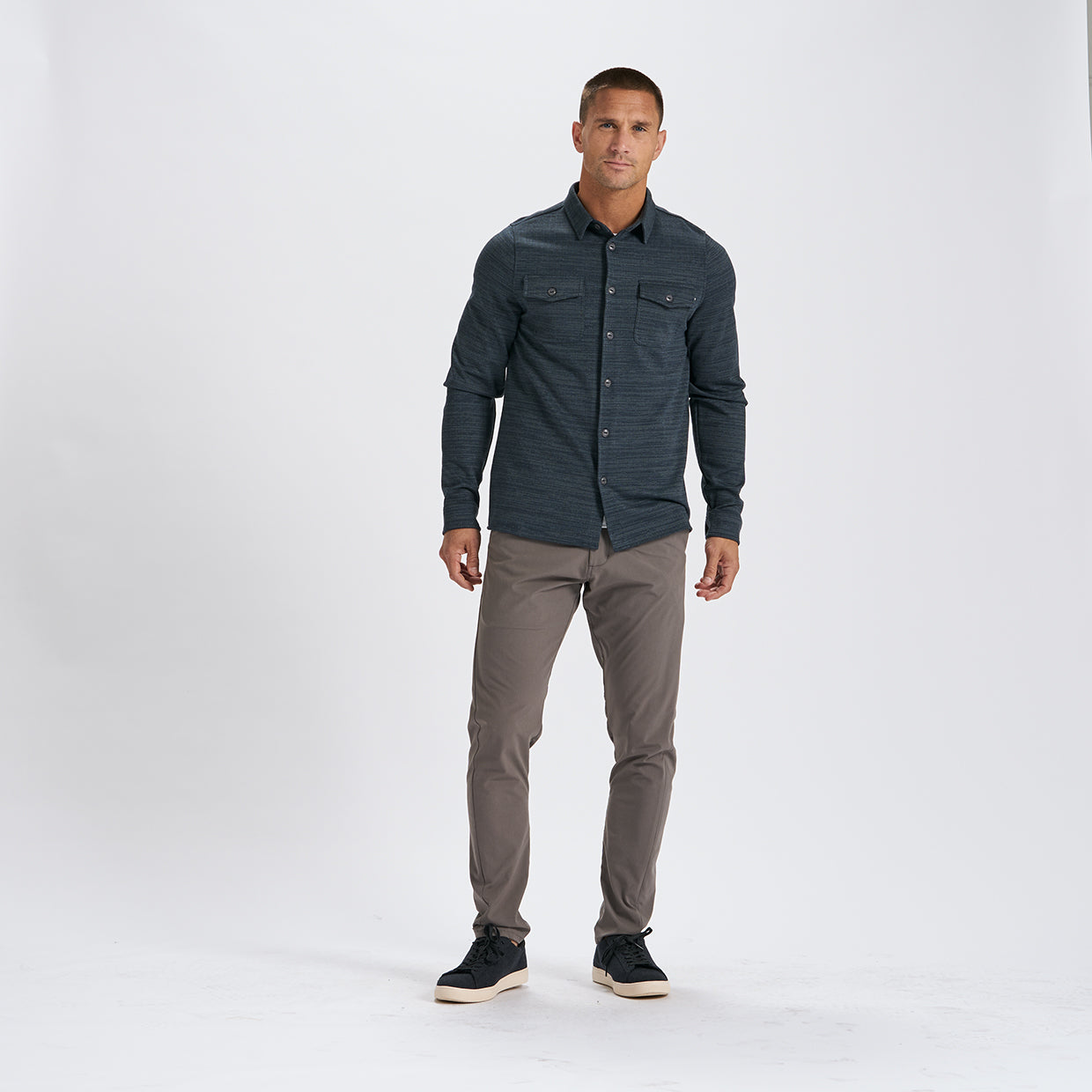 Aim Pant 32" | Cocoa Linen Texture