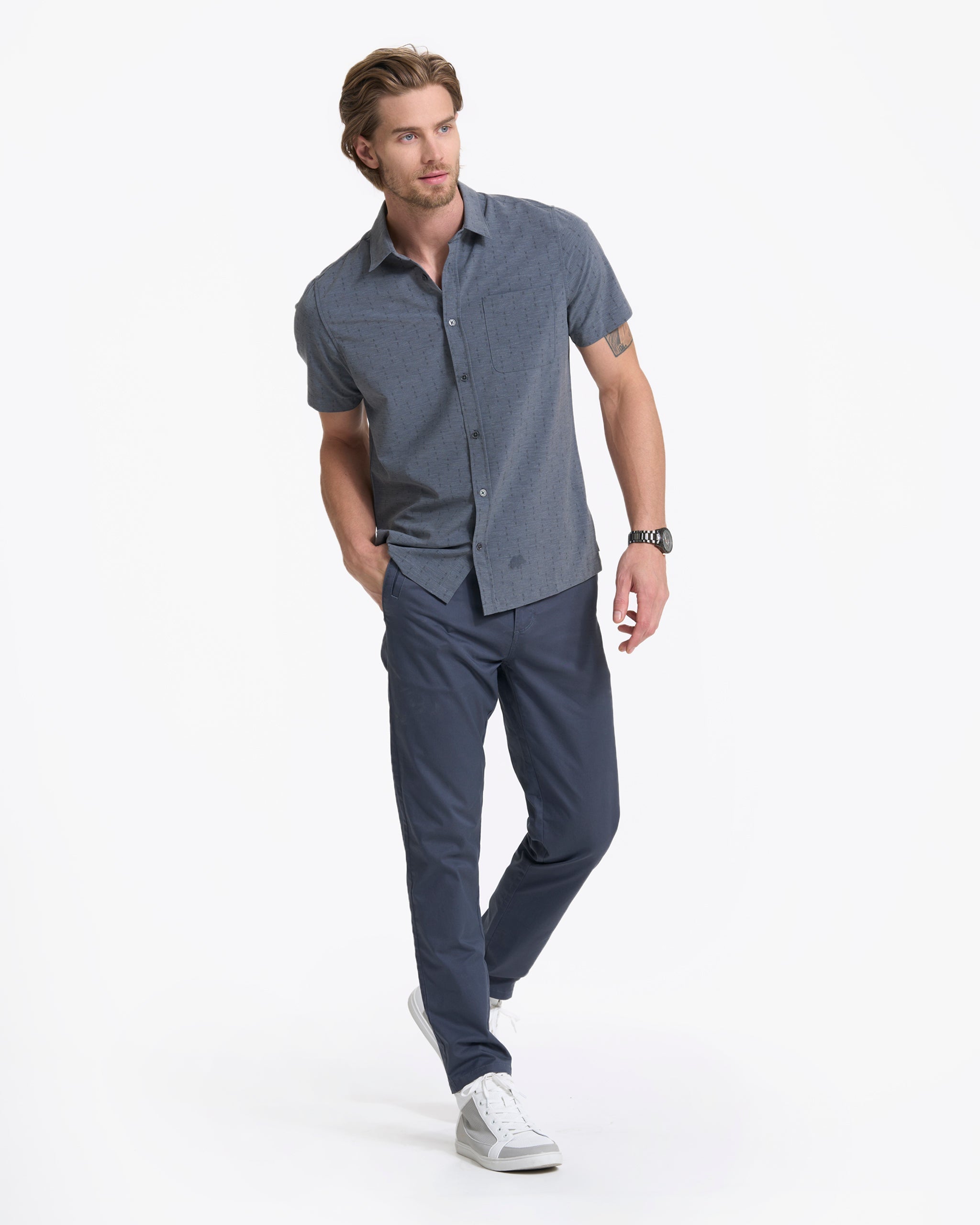Collins Chino Pant | Azure