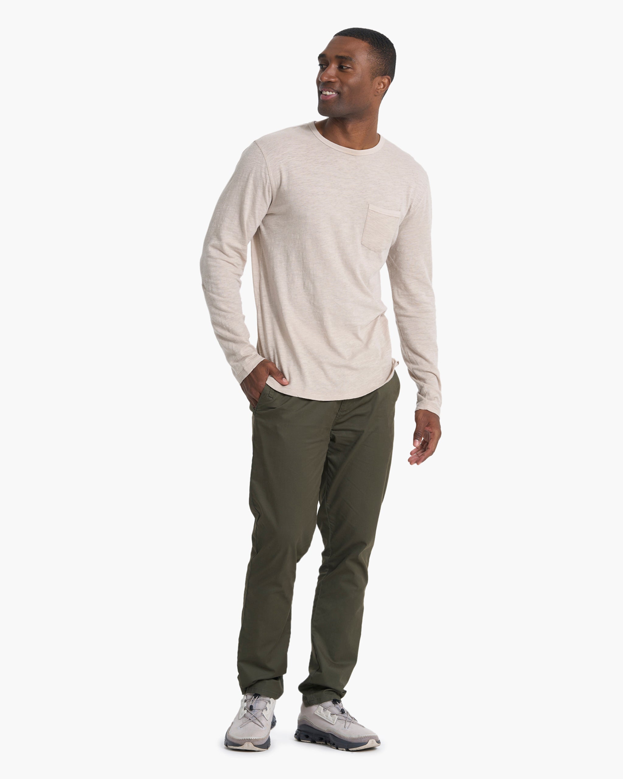 Collins Chino Pant | Dark Oregano
