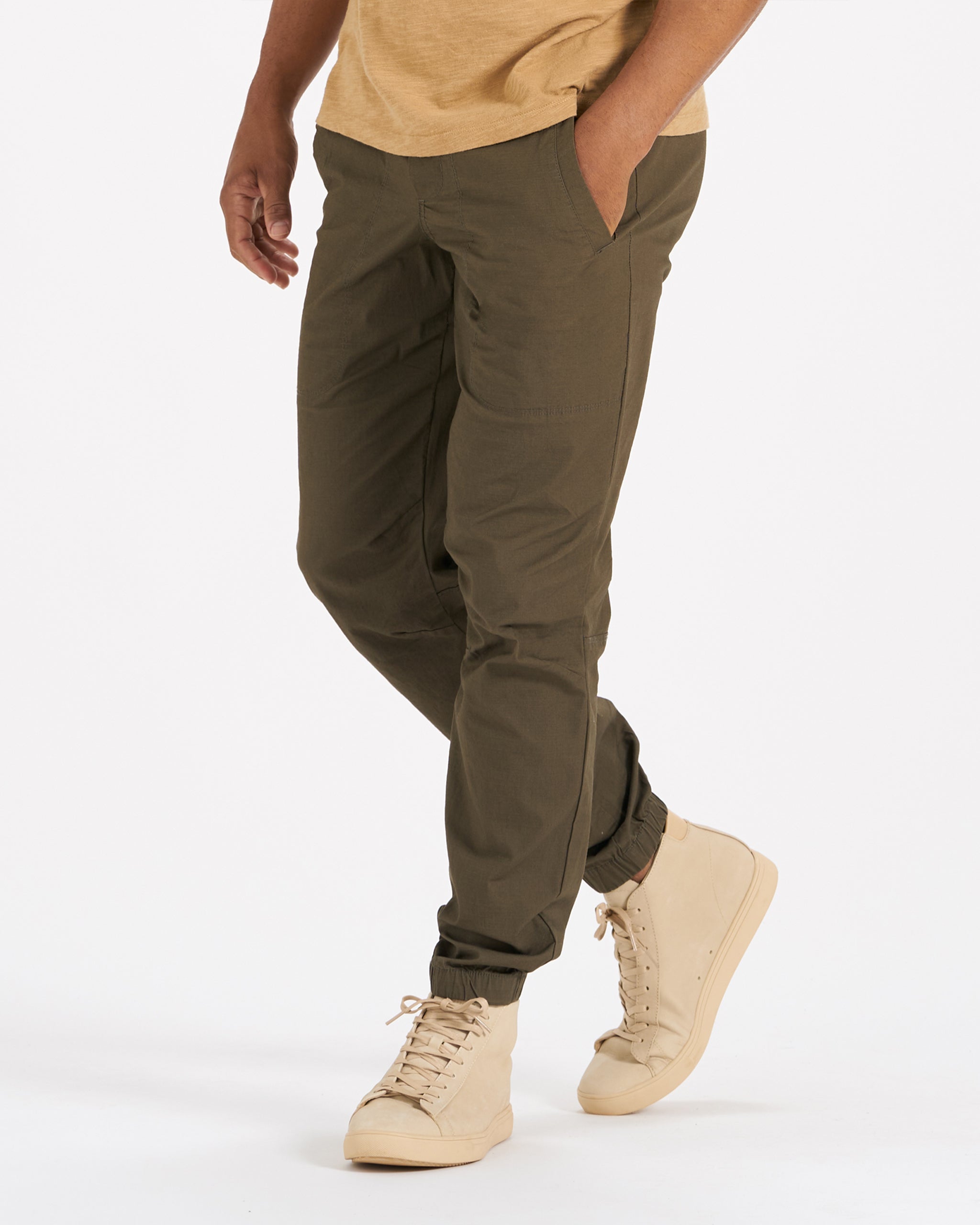 Ripstop Traveler Jogger | Dark Oregano