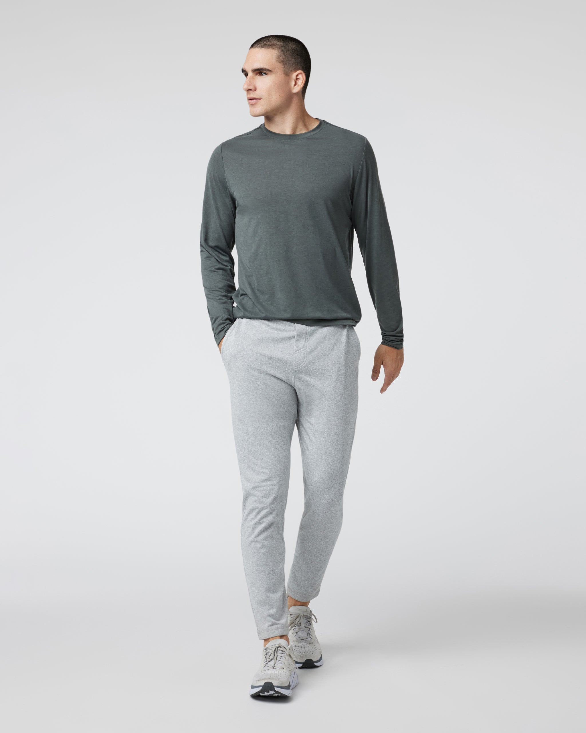Coronado Pant | Light Heather Grey