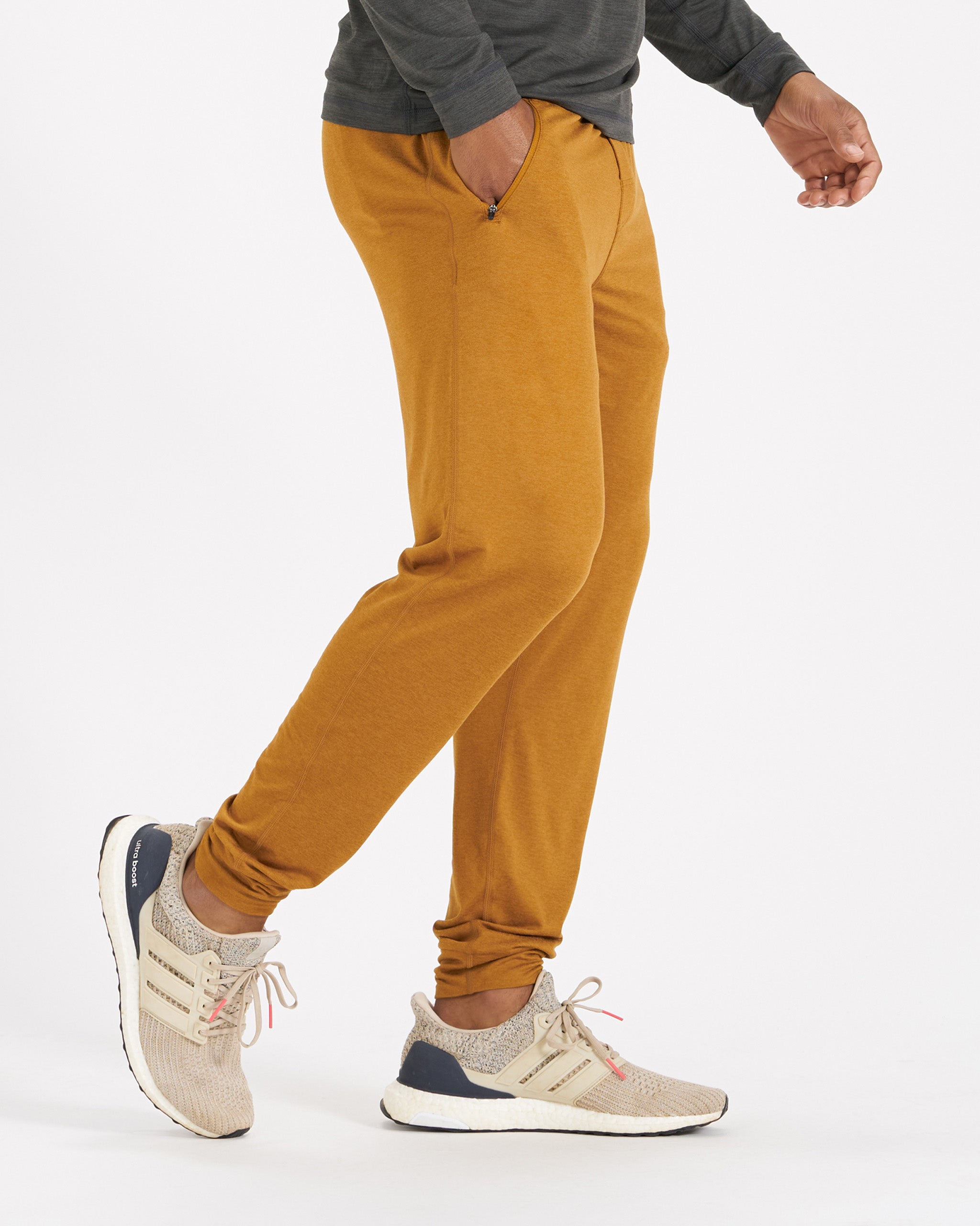 Ponto Performance Jogger | Dark Golden Heather
