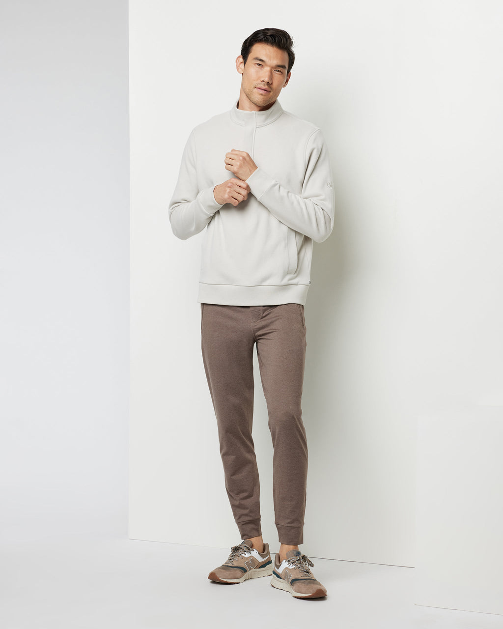 Ponto Performance Jogger | Fossil Heather