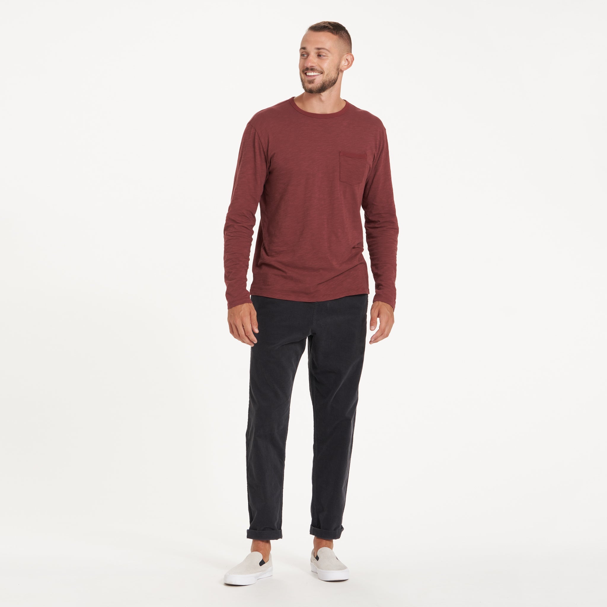 Long-Sleeve Rise Tee | Russet