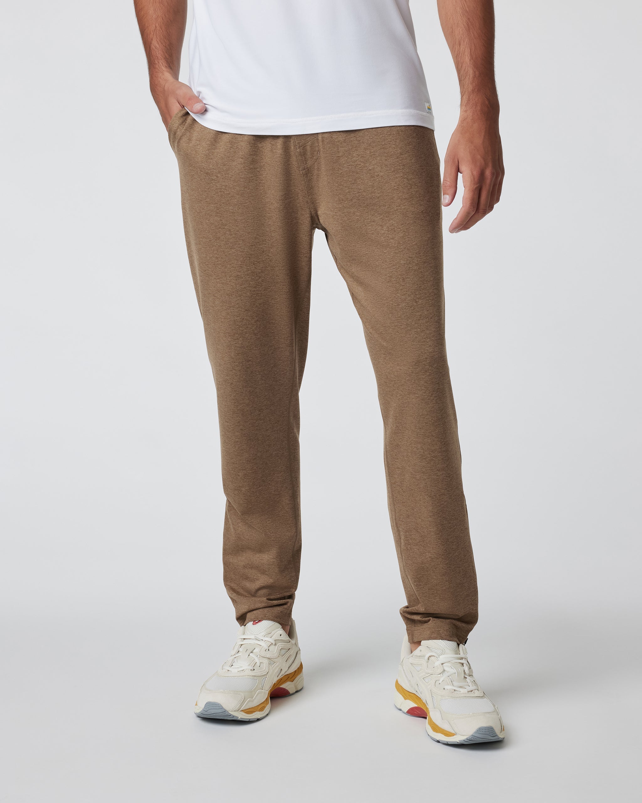 Sunday Performance Track Pant | Pecan Heather