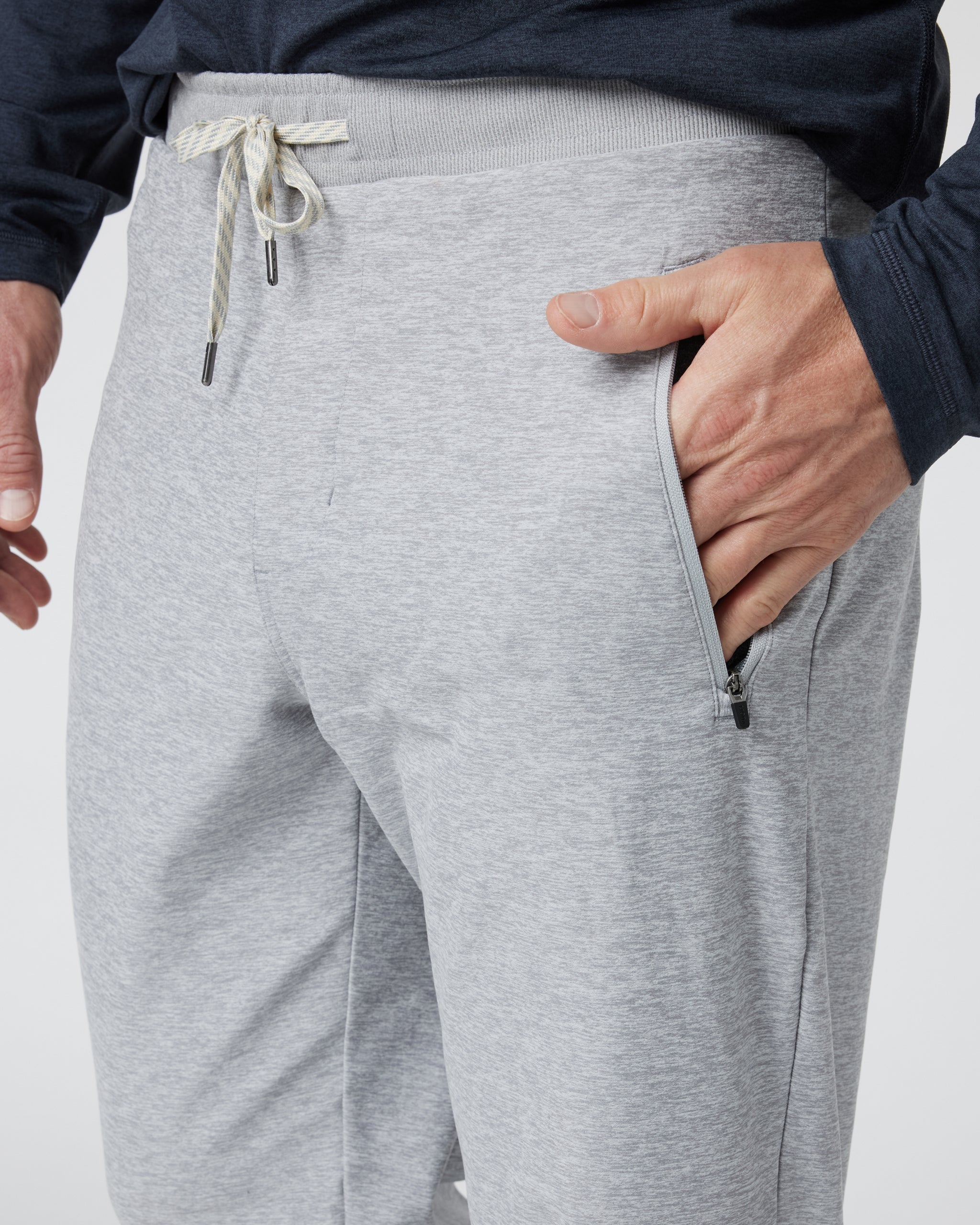 Channel Pant | Light Heather Grey