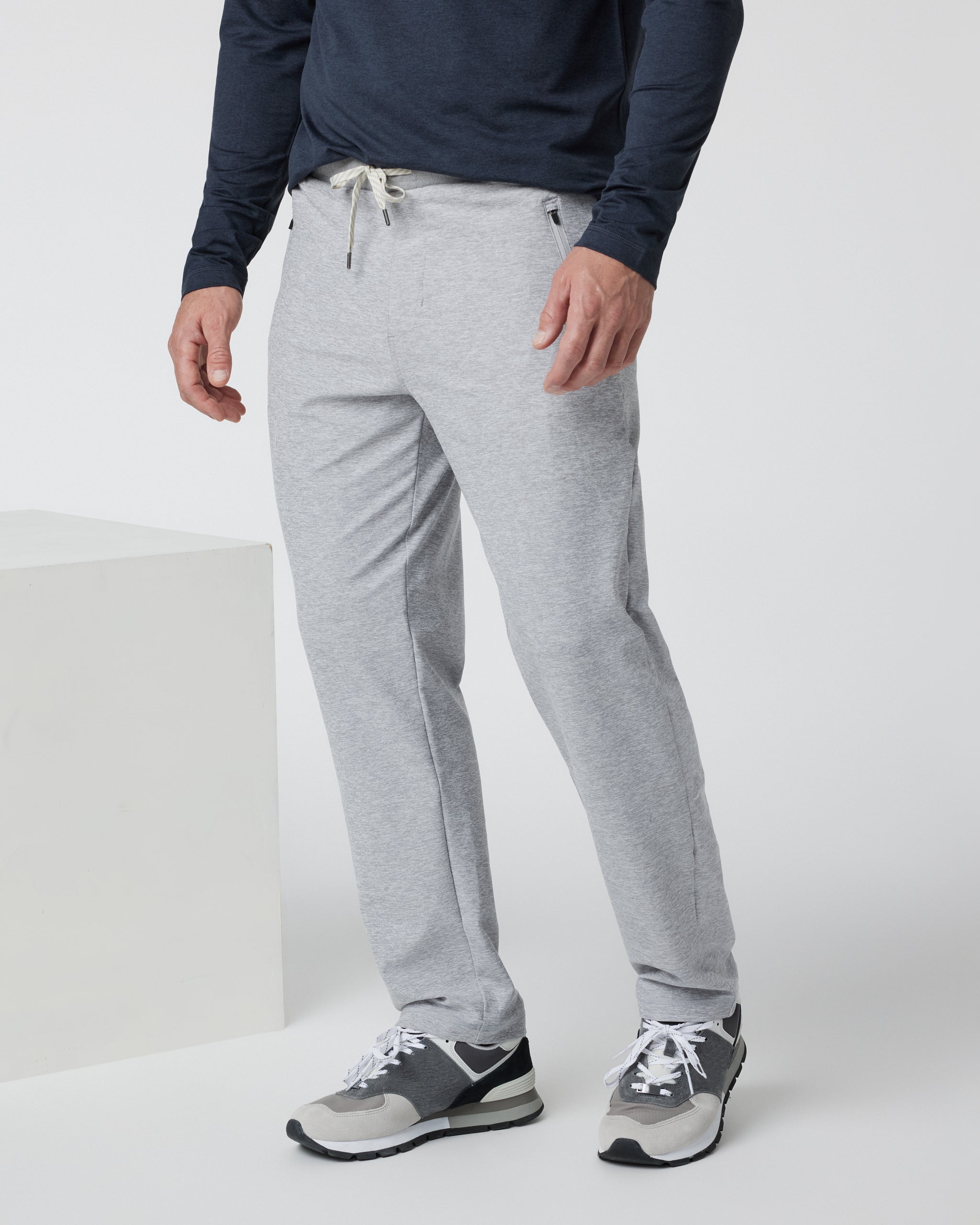 Channel Pant | Light Heather Grey