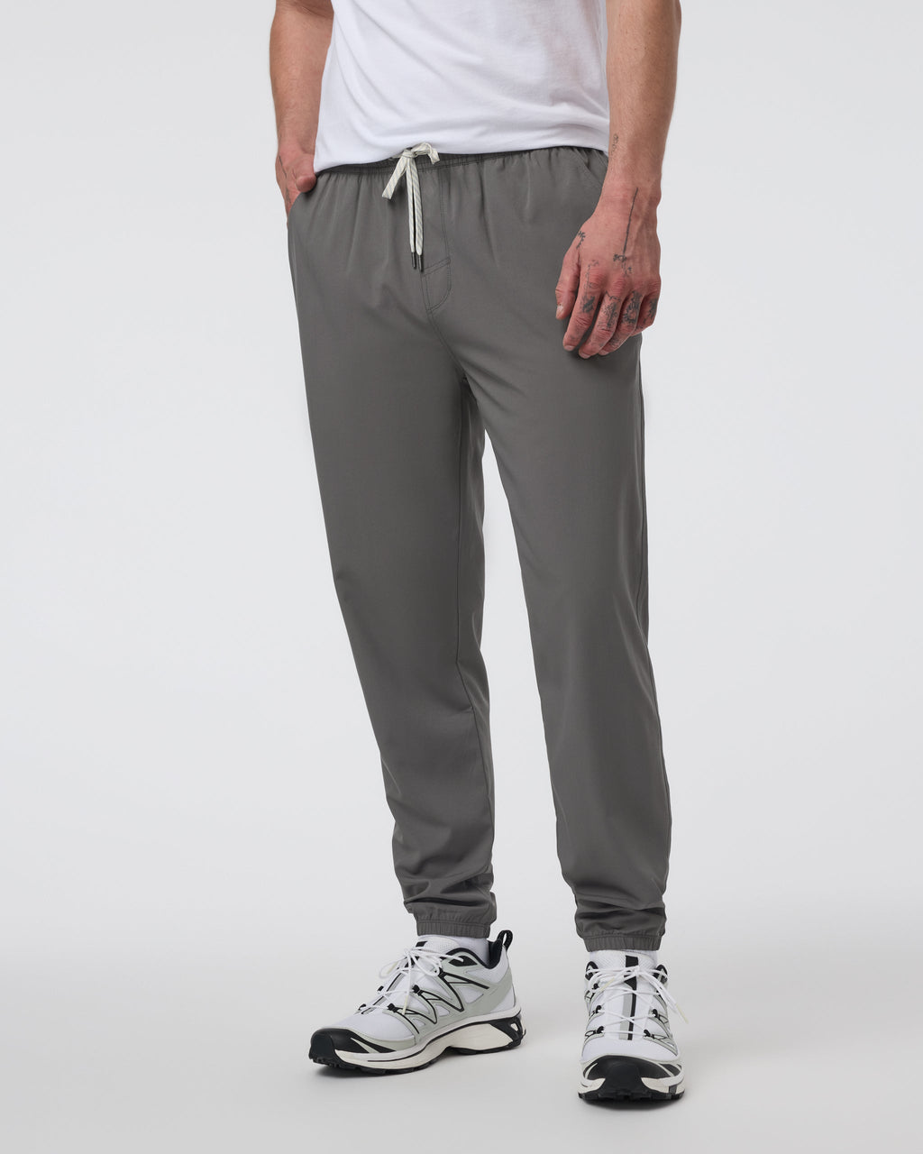 Kore Jogger Lined 28" | Warm Grey