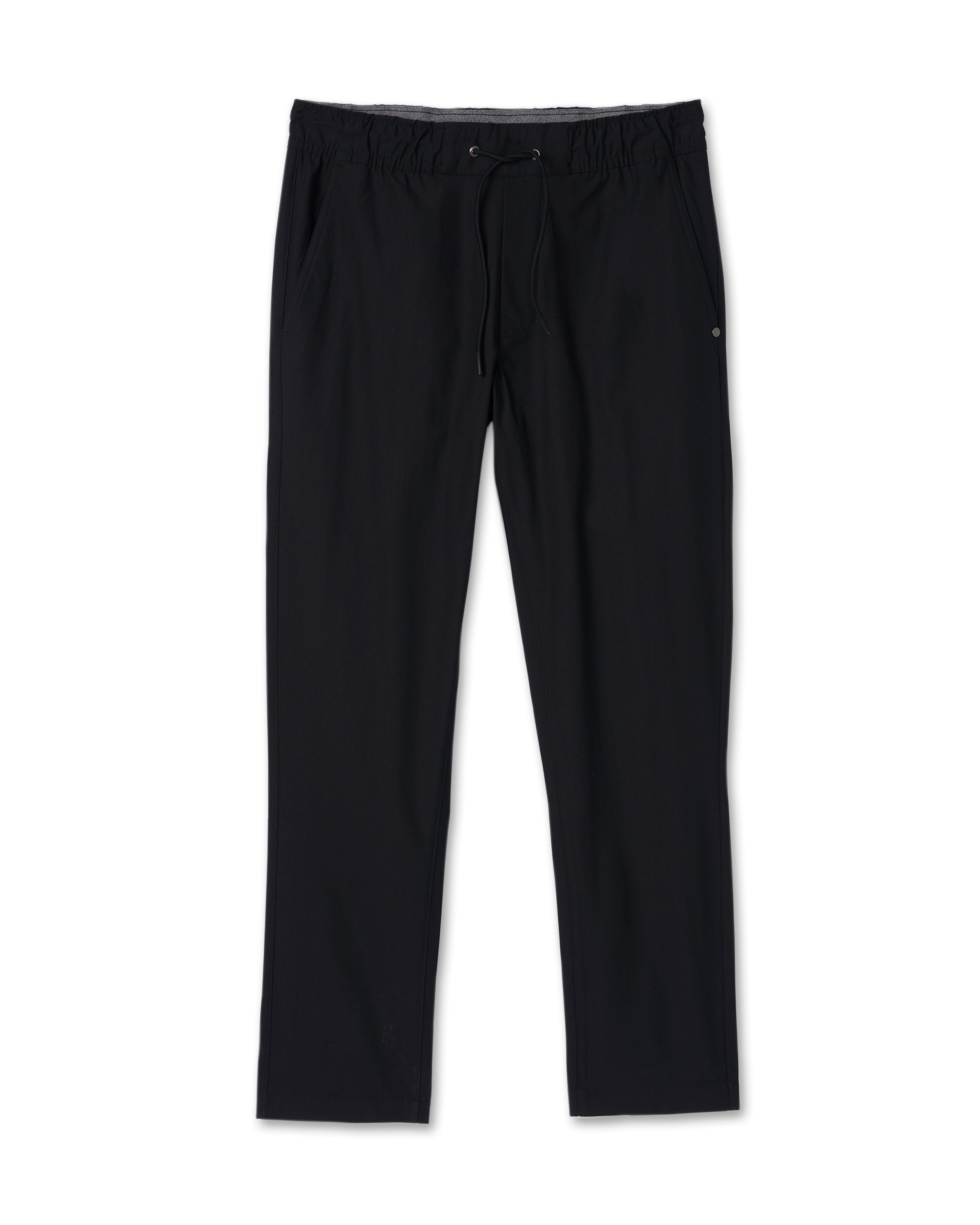 Meta Elastic Waist Pant | Black